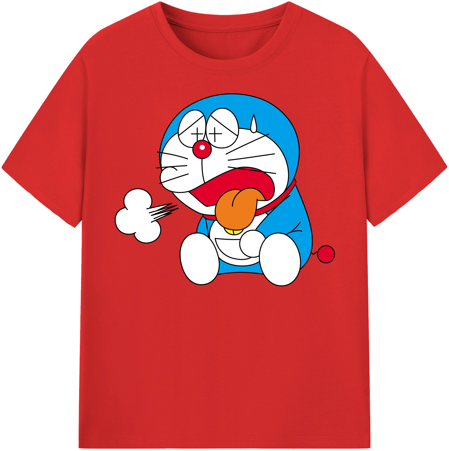 （画像用） ドラえもん Doraemon レディースカジュアルプリントTシャツ（綿100％）