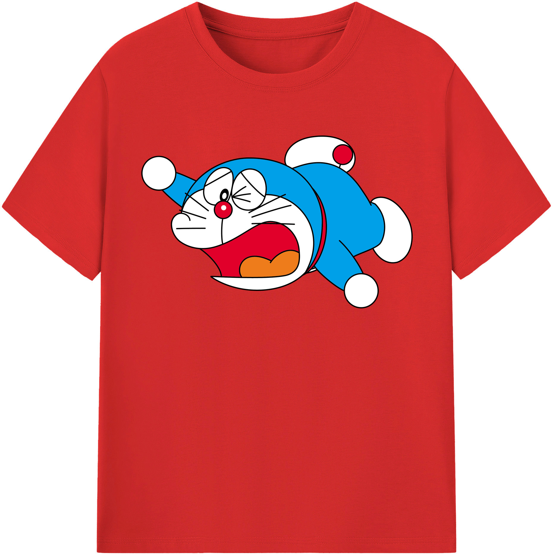 （画像用） ドラえもん Doraemon レディースカジュアルプリントTシャツ（綿100％）