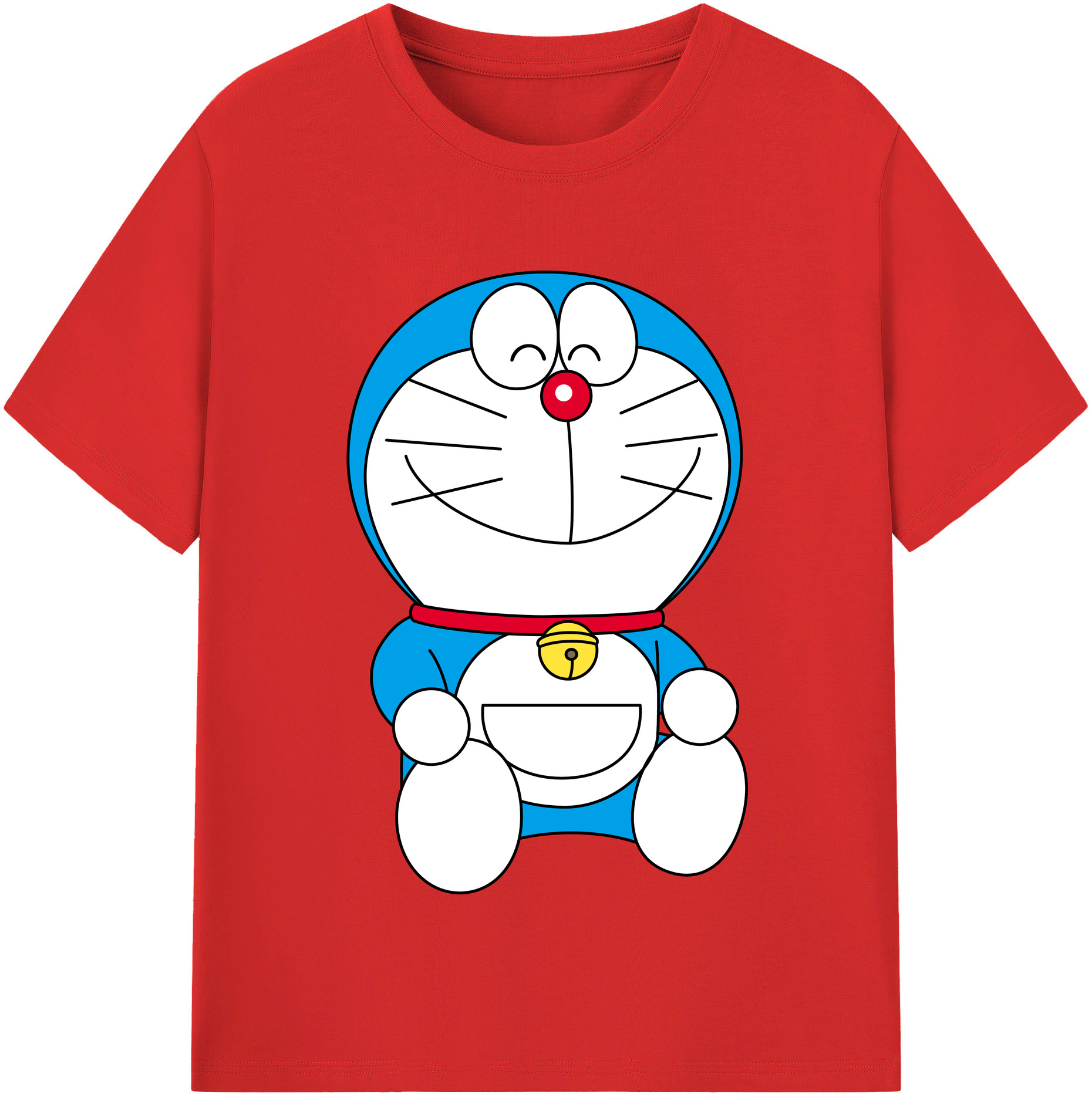 （画像用） ドラえもん Doraemon レディースカジュアルプリントTシャツ（綿100％）