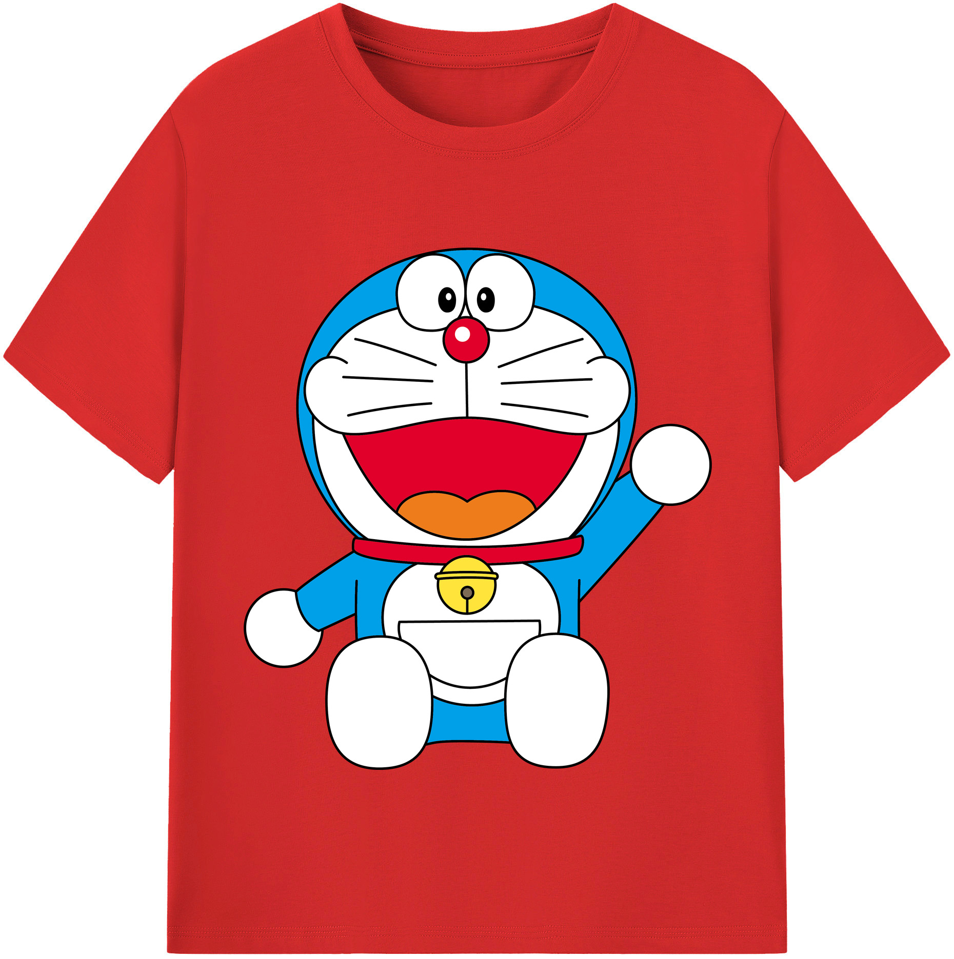 （画像用） ドラえもん Doraemon レディースカジュアルプリントTシャツ（綿100％）