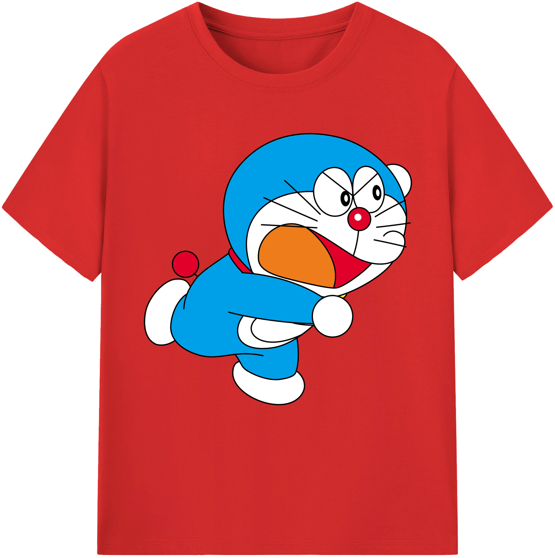 （画像用） ドラえもん Doraemon レディースカジュアルプリントTシャツ（綿100％）