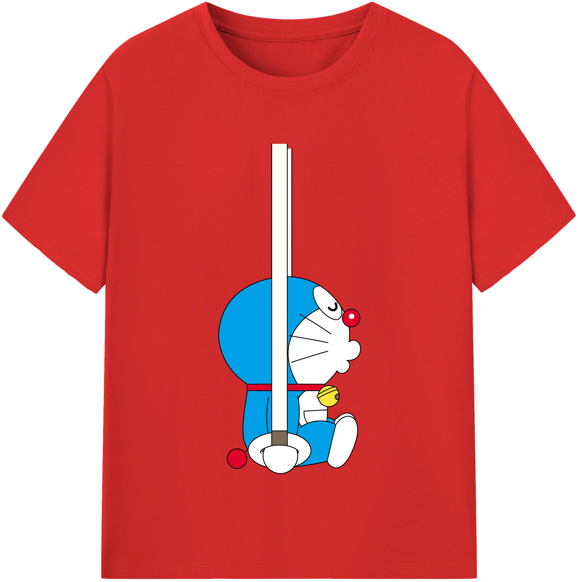 （画像用） ドラえもん Doraemon レディースカジュアルプリントTシャツ（綿100％）