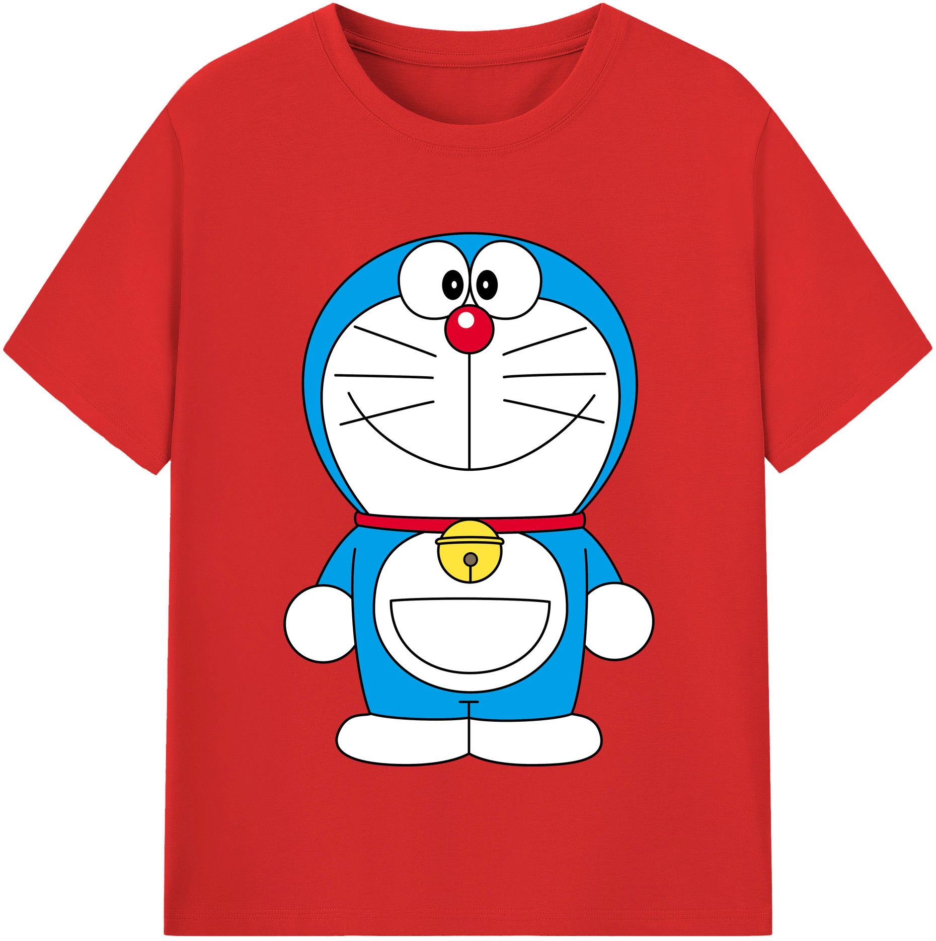 （画像用） ドラえもん Doraemon レディースカジュアルプリントTシャツ（綿100％）