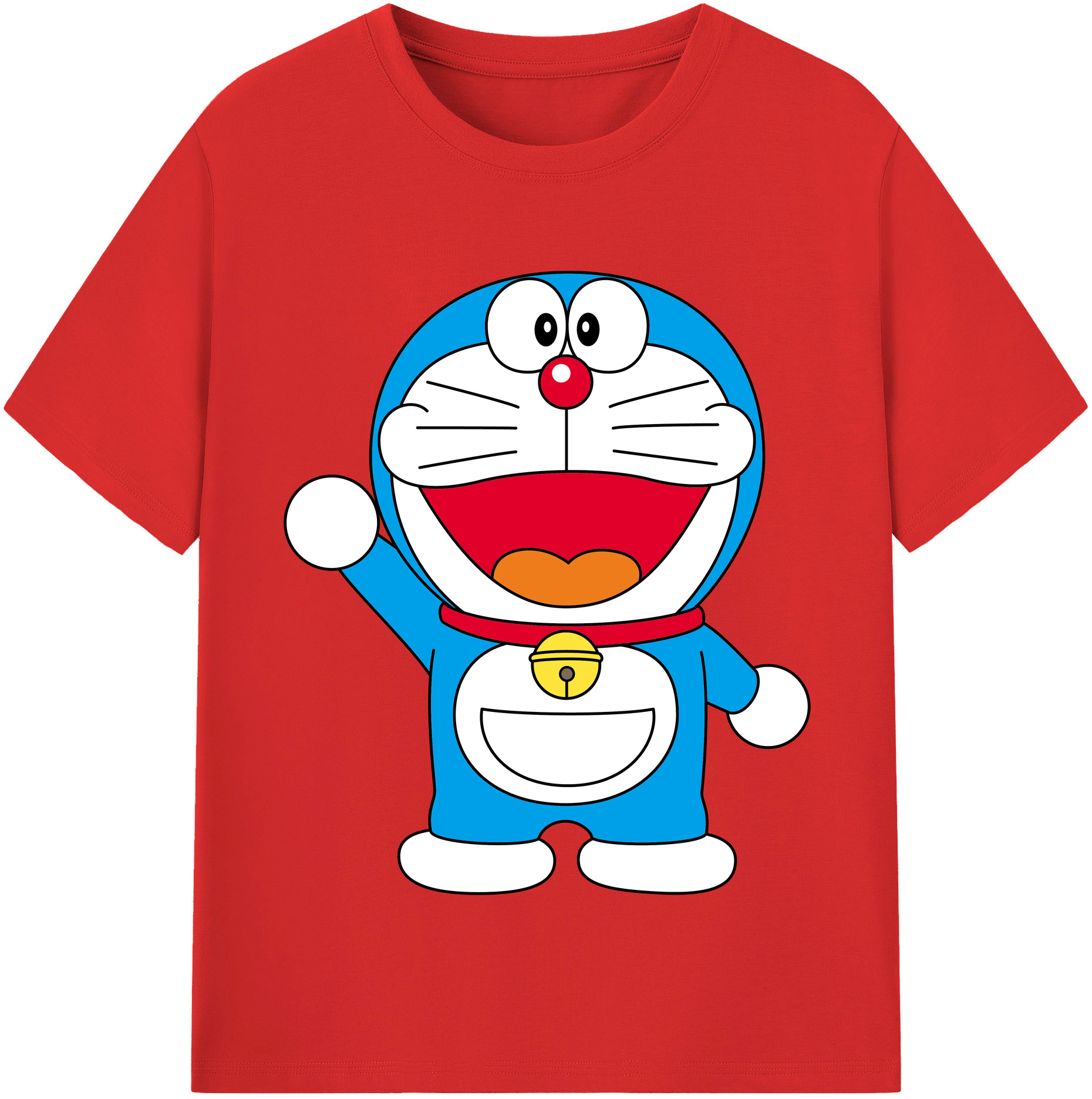 （画像用） ドラえもん Doraemon レディースカジュアルプリントTシャツ（綿100％）