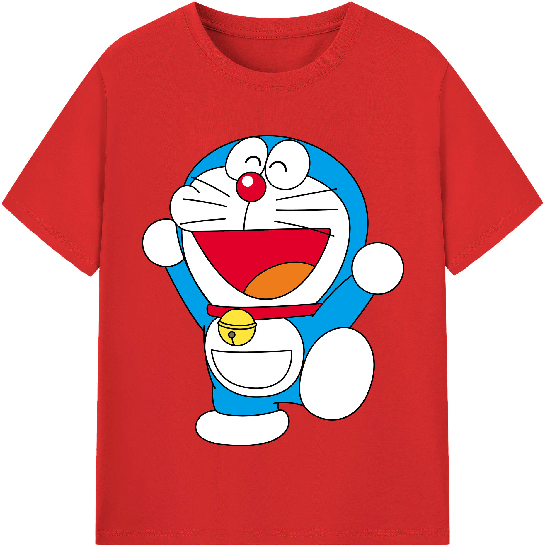 （画像用） ドラえもん Doraemon レディースカジュアルプリントTシャツ（綿100％）
