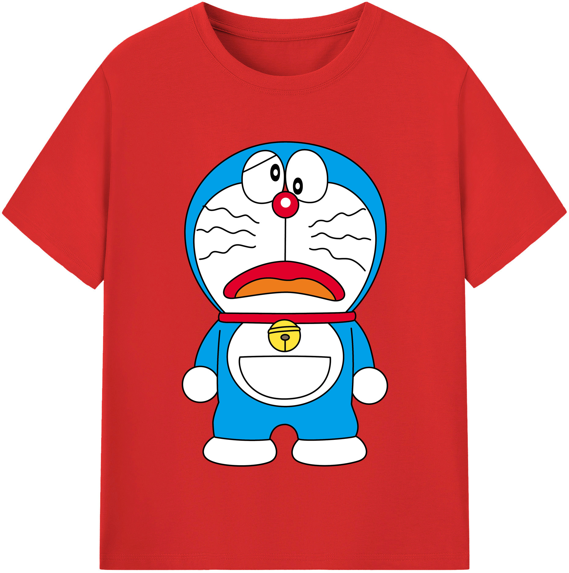 （画像用） ドラえもん Doraemon レディースカジュアルプリントTシャツ（綿100％）