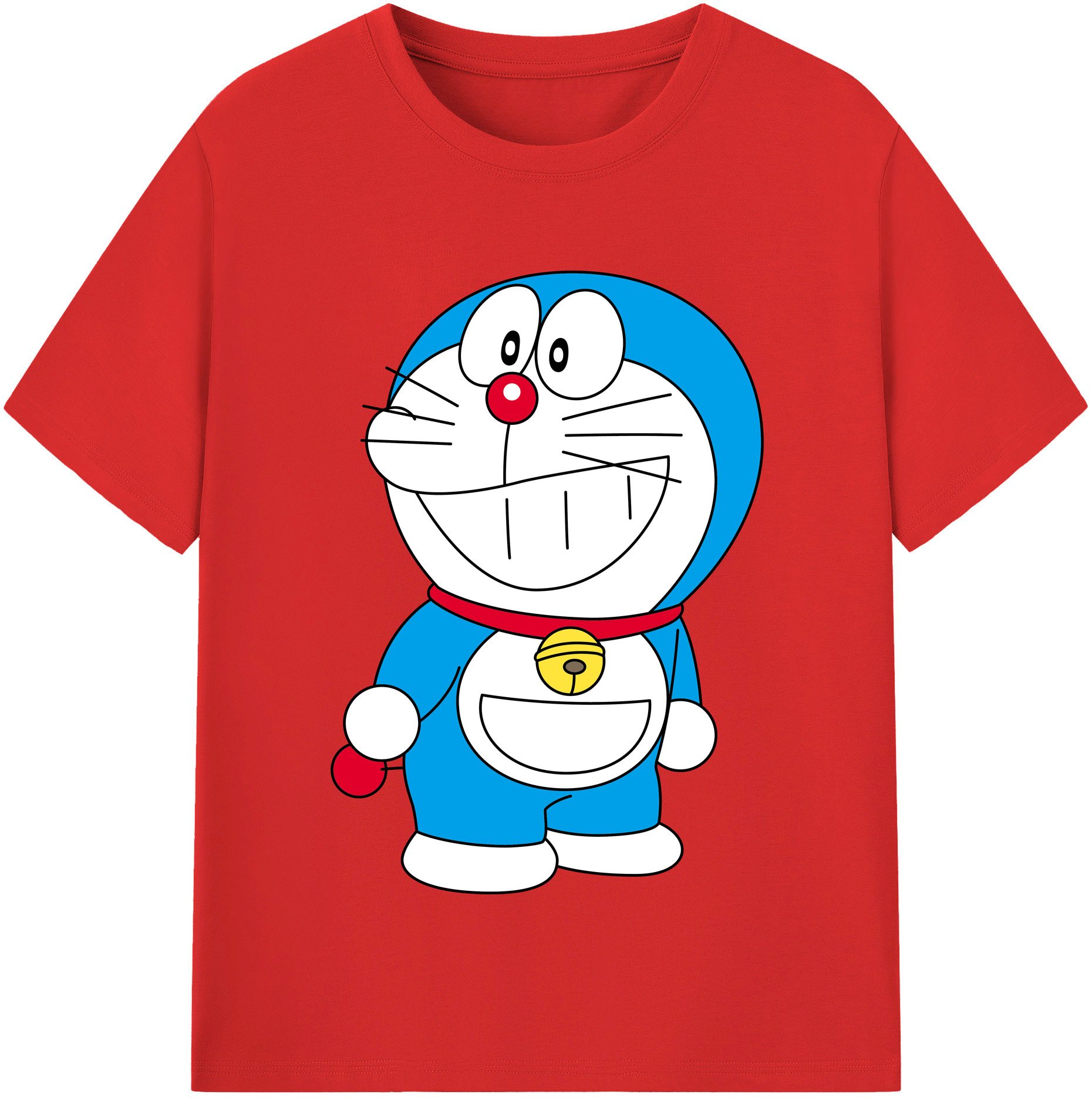 （画像用） ドラえもん Doraemon レディースカジュアルプリントTシャツ（綿100％）