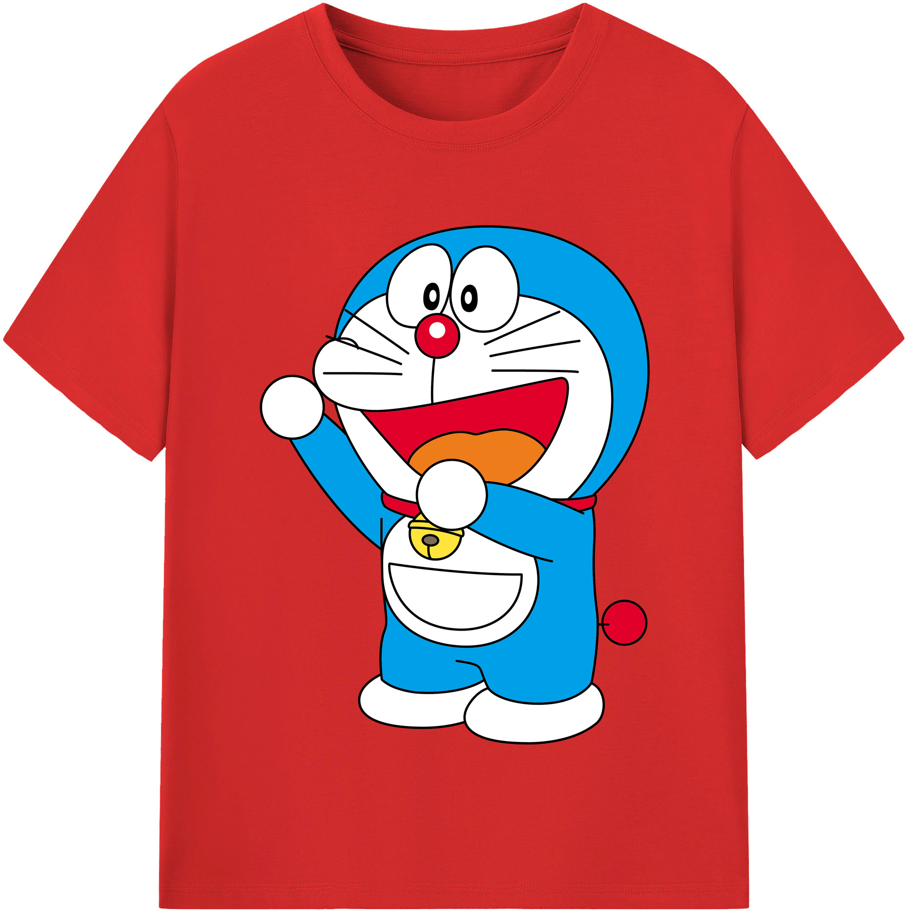 （画像用） ドラえもん Doraemon レディースカジュアルプリントTシャツ（綿100％）
