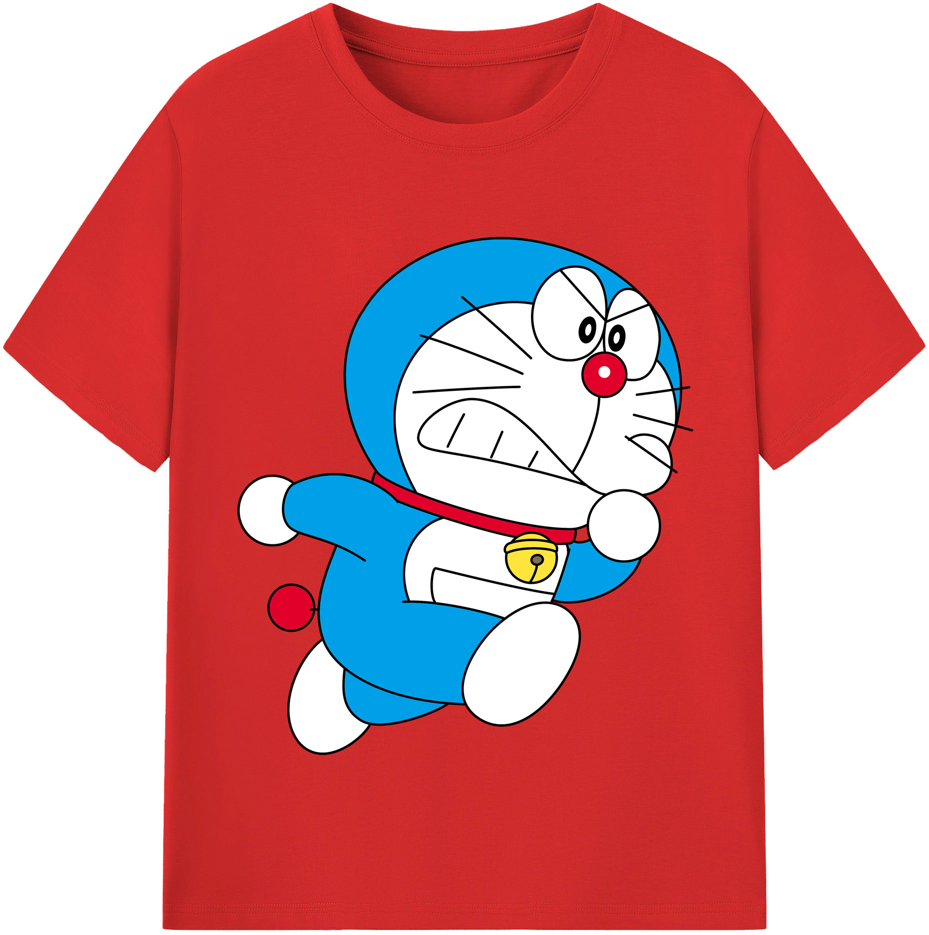 （画像用） ドラえもん Doraemon レディースカジュアルプリントTシャツ（綿100％）