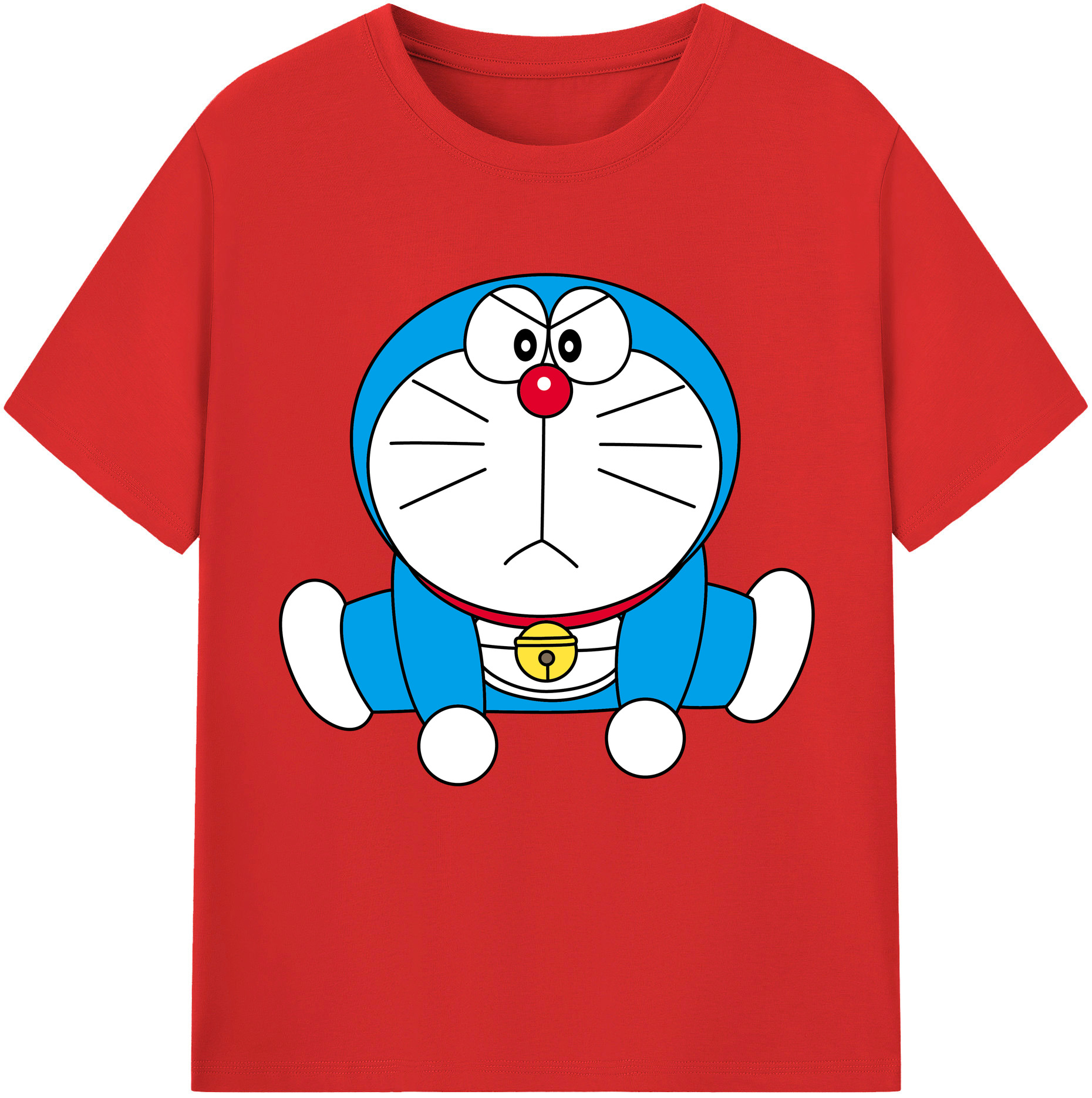 （画像用） ドラえもん Doraemon レディースカジュアルプリントTシャツ（綿100％）