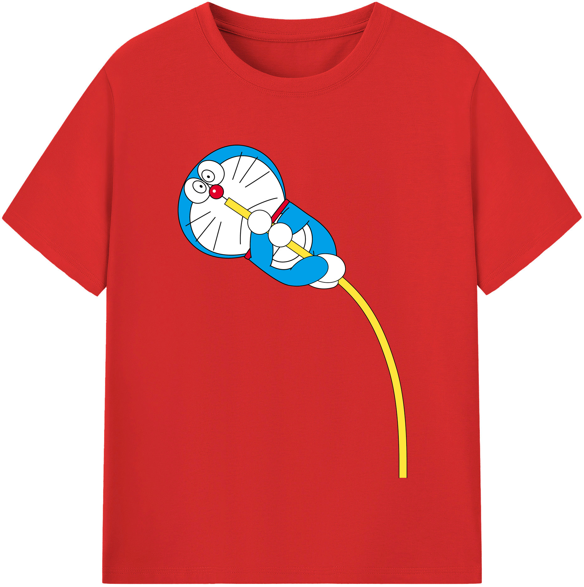 （画像用） ドラえもん Doraemon レディースカジュアルプリントTシャツ（綿100％）