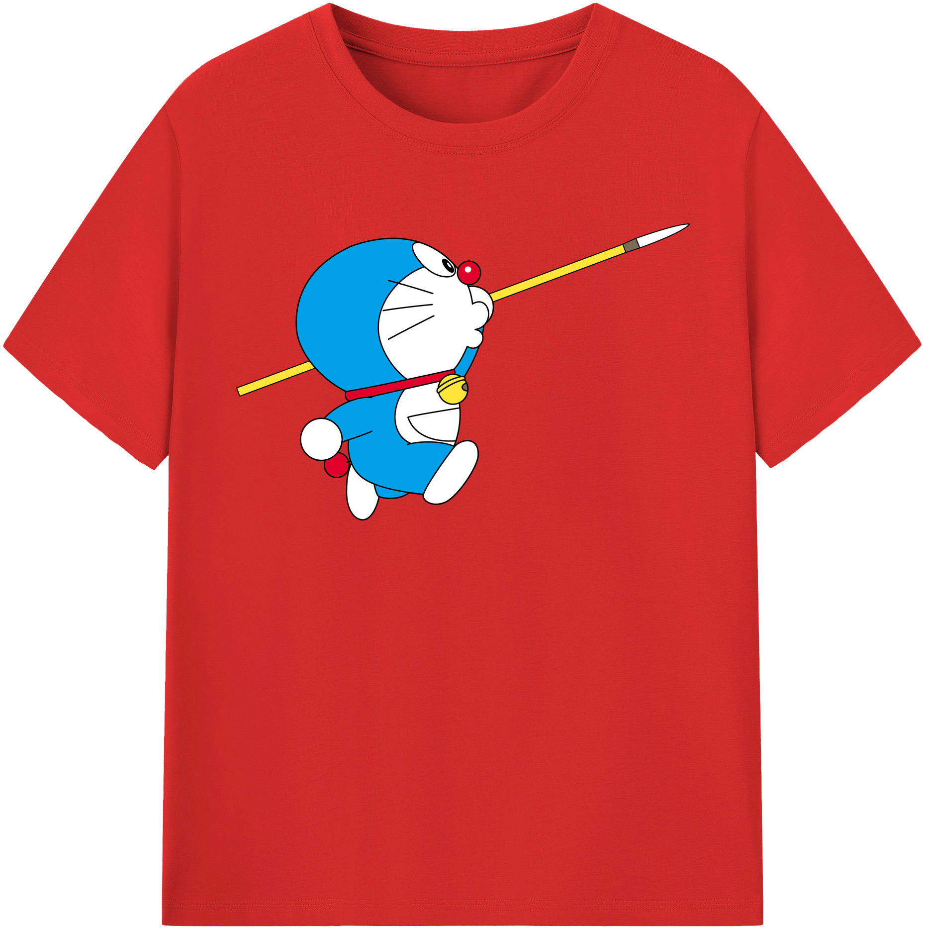 （画像用） ドラえもん Doraemon レディースカジュアルプリントTシャツ（綿100％）