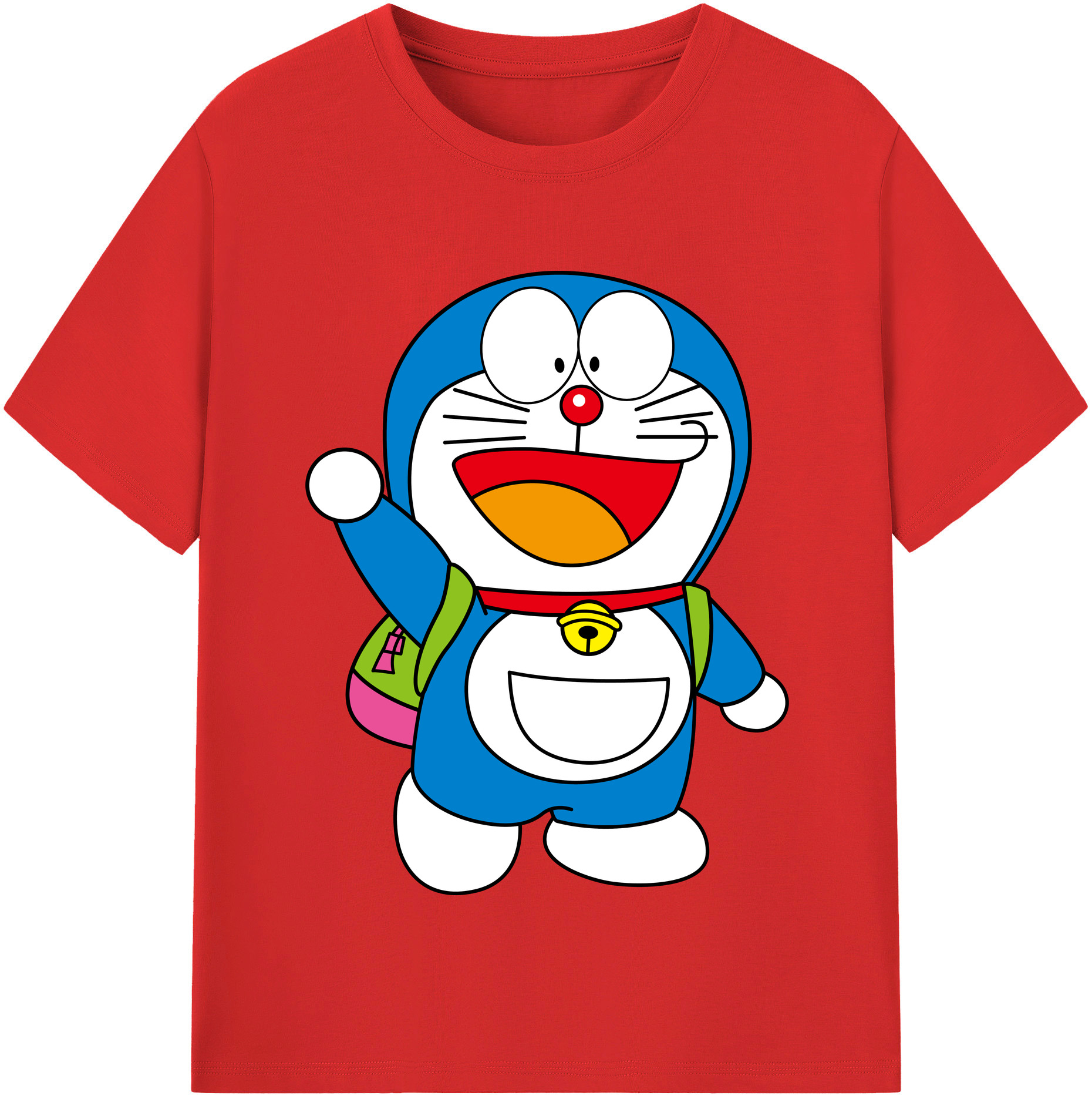 （画像用） ドラえもん Doraemon レディースカジュアルプリントTシャツ（綿100％）