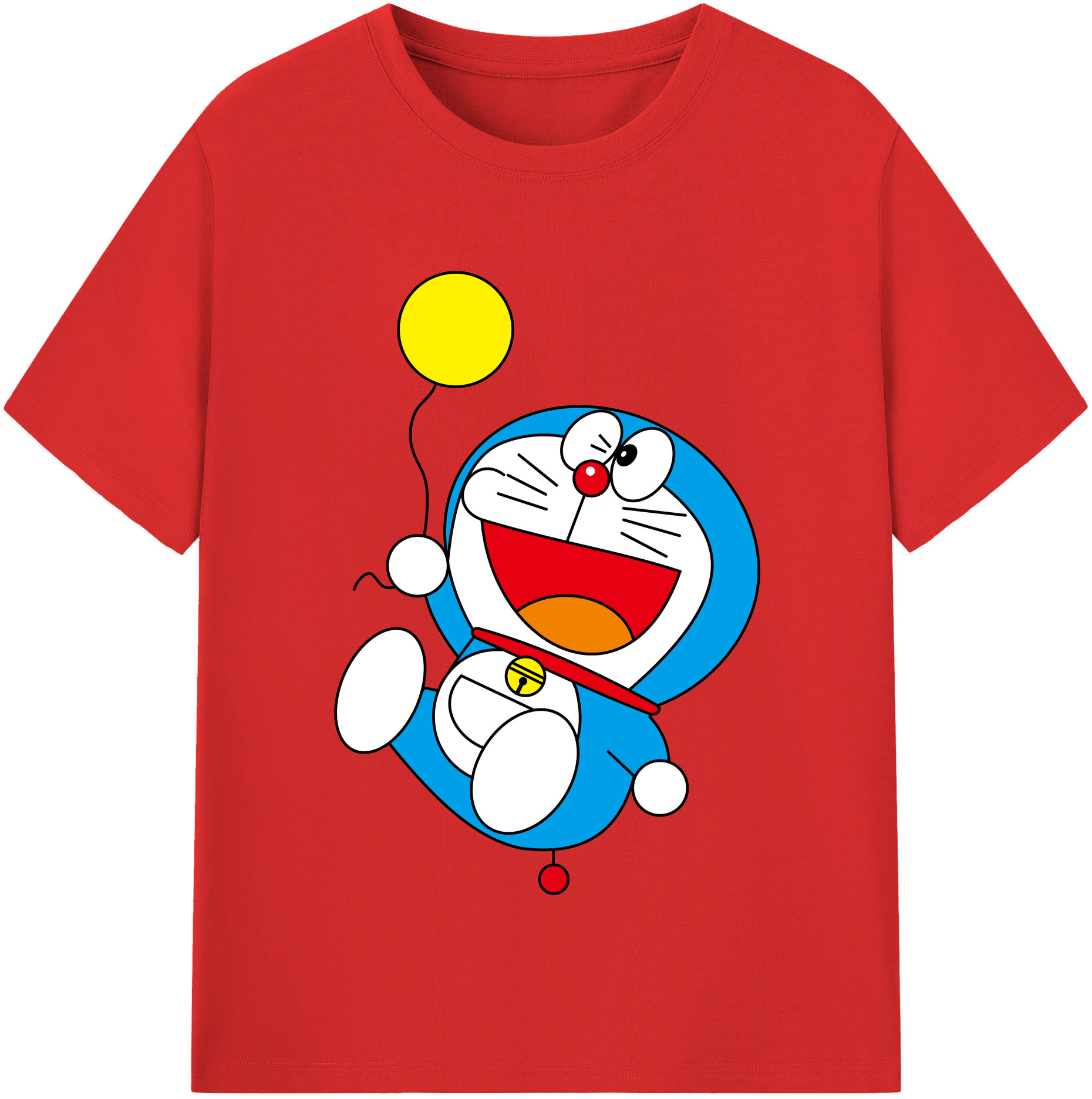 （画像用） ドラえもん Doraemon レディースカジュアルプリントTシャツ（綿100％）