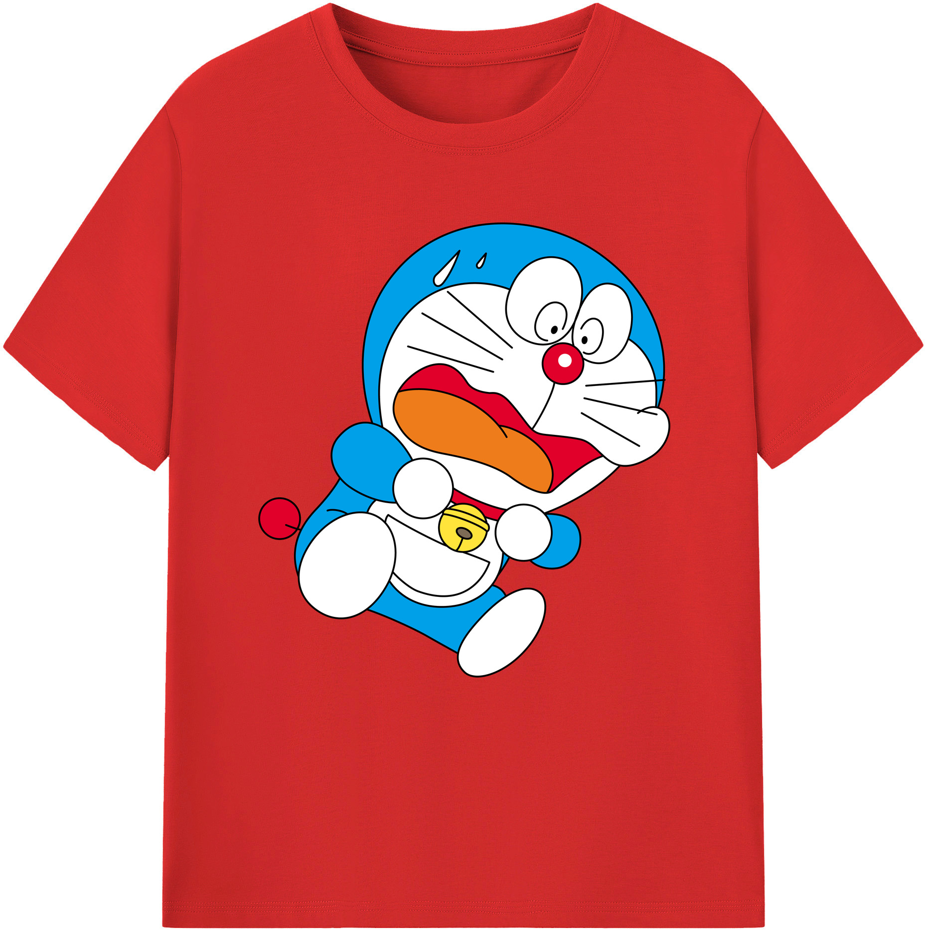 （画像用） ドラえもん Doraemon レディースカジュアルプリントTシャツ（綿100％）