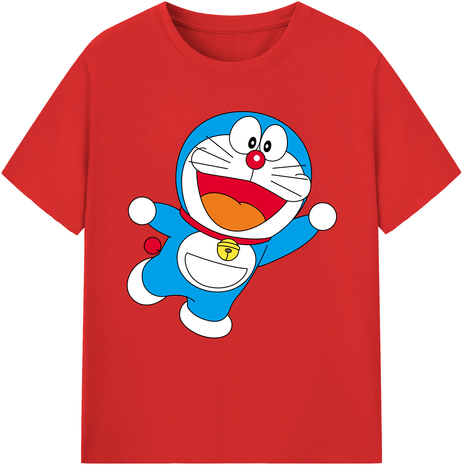（画像用） ドラえもん Doraemon レディースカジュアルプリントTシャツ（綿100％）