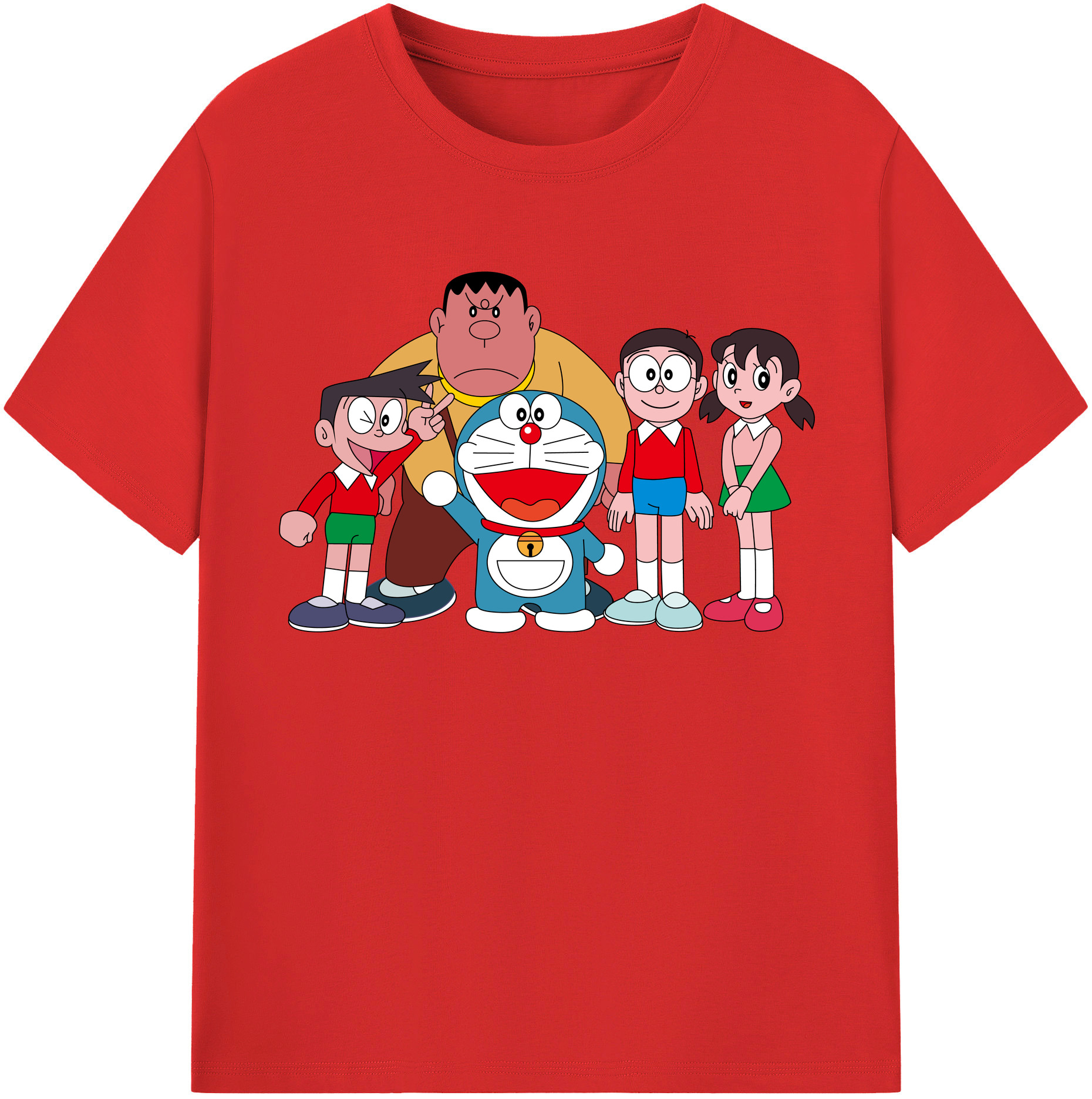（画像用） ドラえもん 骨川 スネ夫 Doraemon Honekawa Suneo レディースカジュアルプリントTシャツ（綿100％）