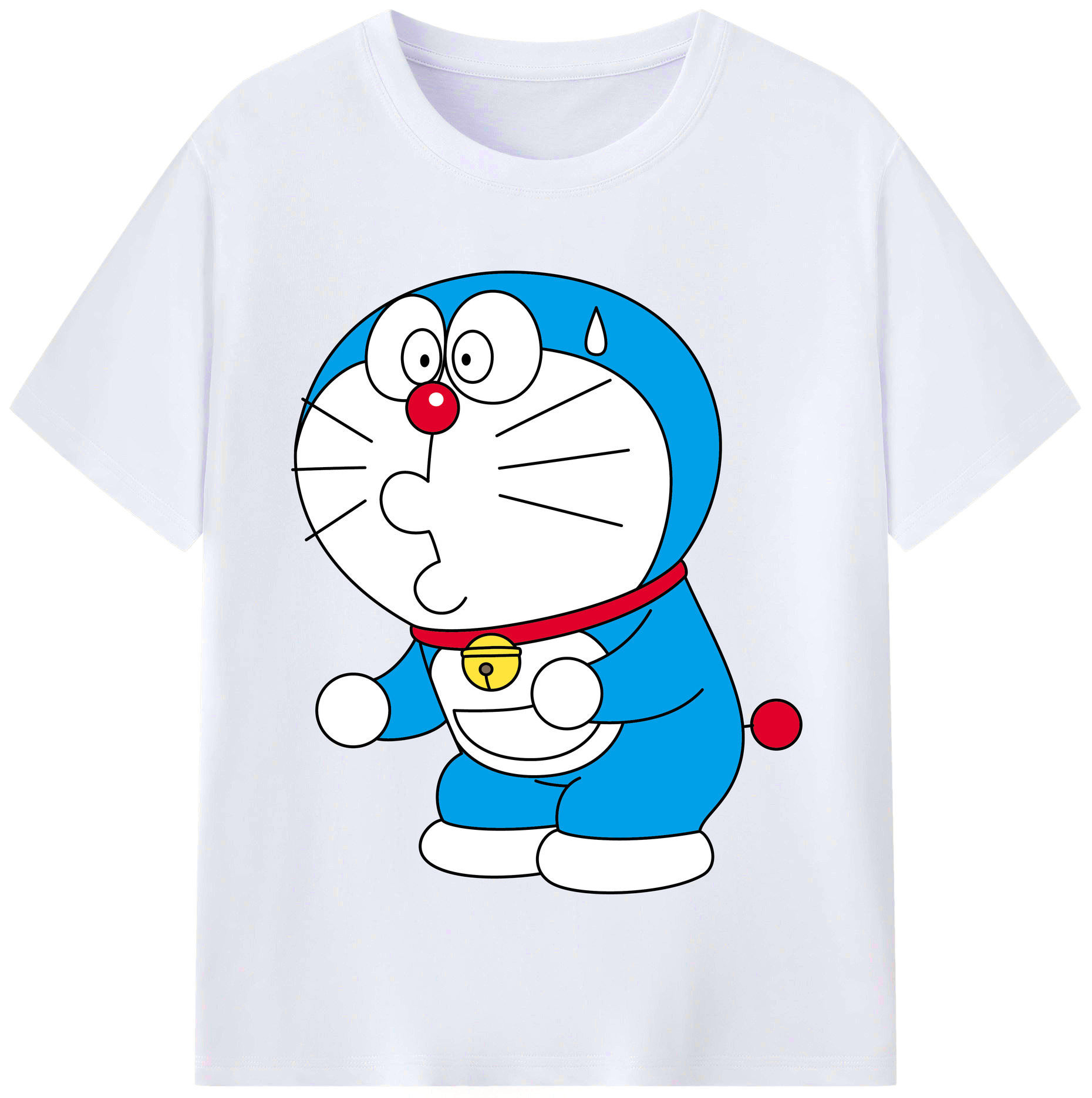 （画像用） ドラえもん Doraemon レディースカジュアルプリントTシャツ（綿100％）