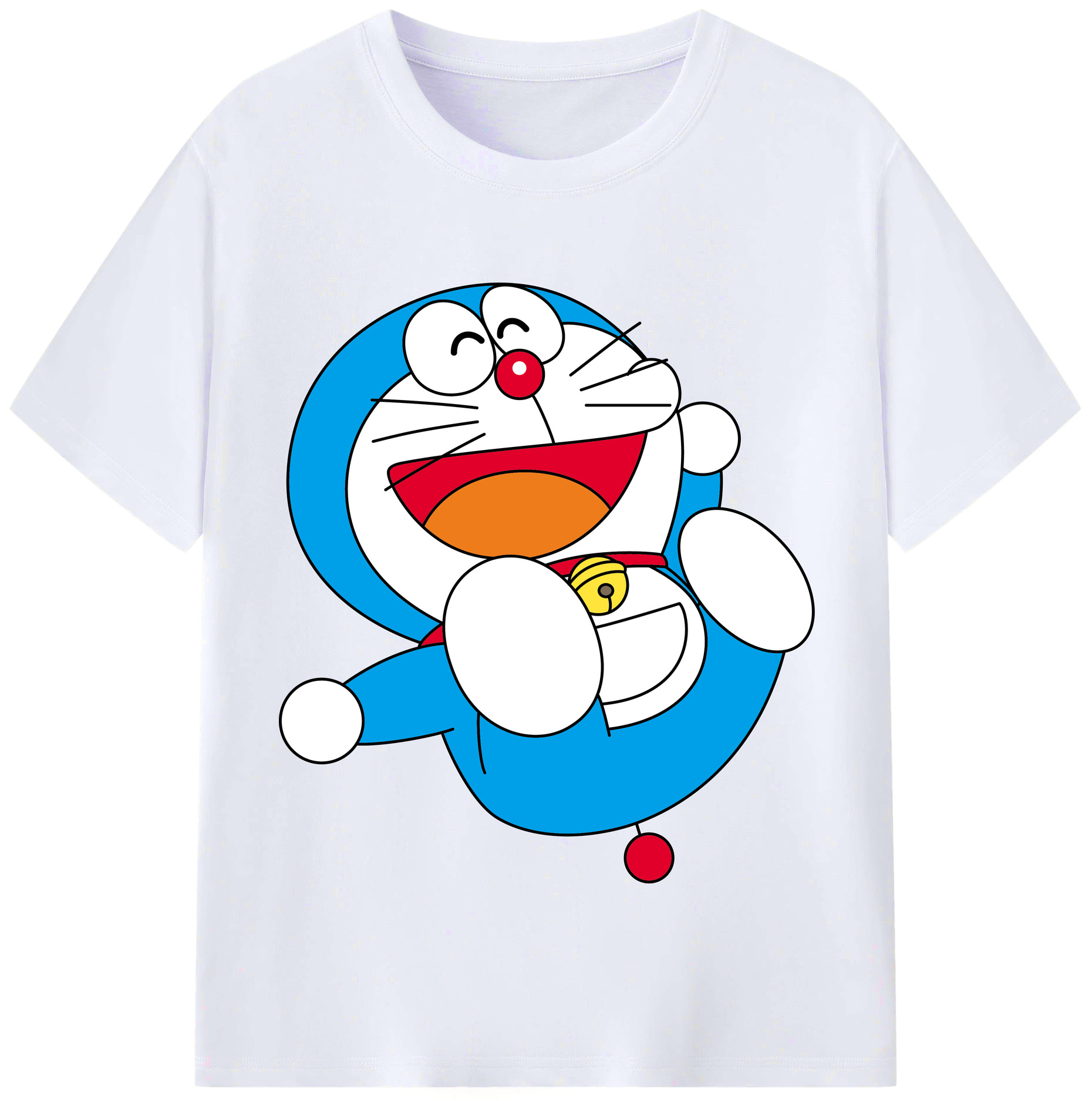 （画像用） ドラえもん Doraemon レディースカジュアルプリントTシャツ（綿100％）