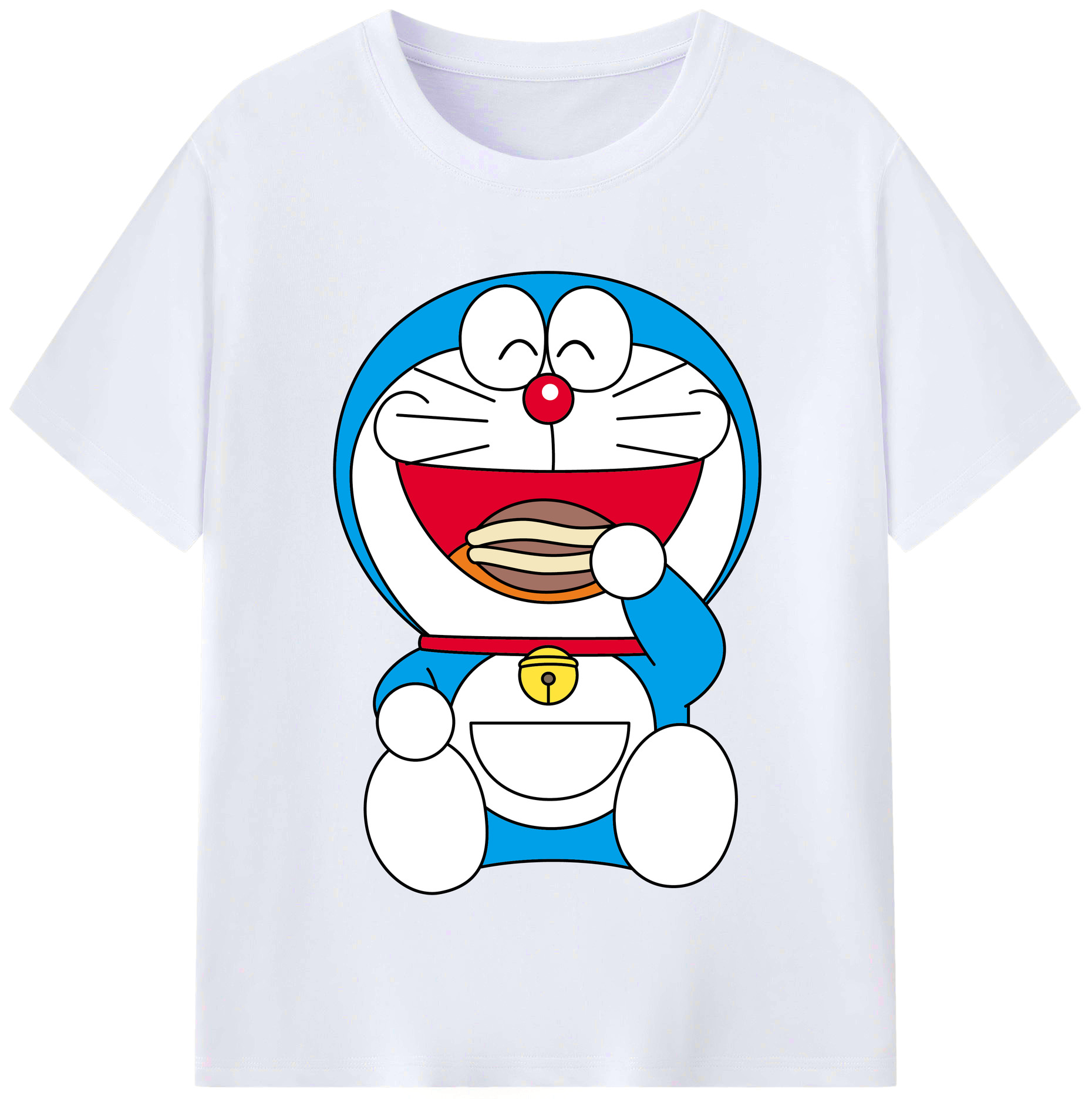 （画像用） ドラえもん Doraemon レディースカジュアルプリントTシャツ（綿100％）