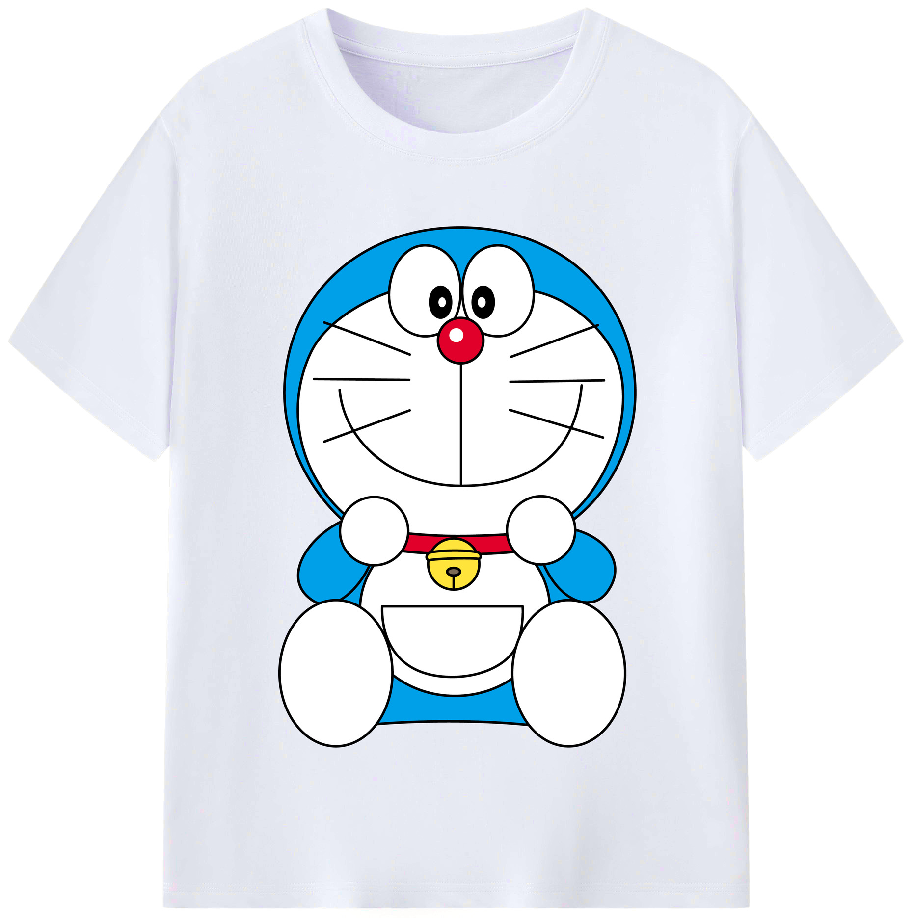 （画像用） ドラえもん Doraemon レディースカジュアルプリントTシャツ（綿100％）