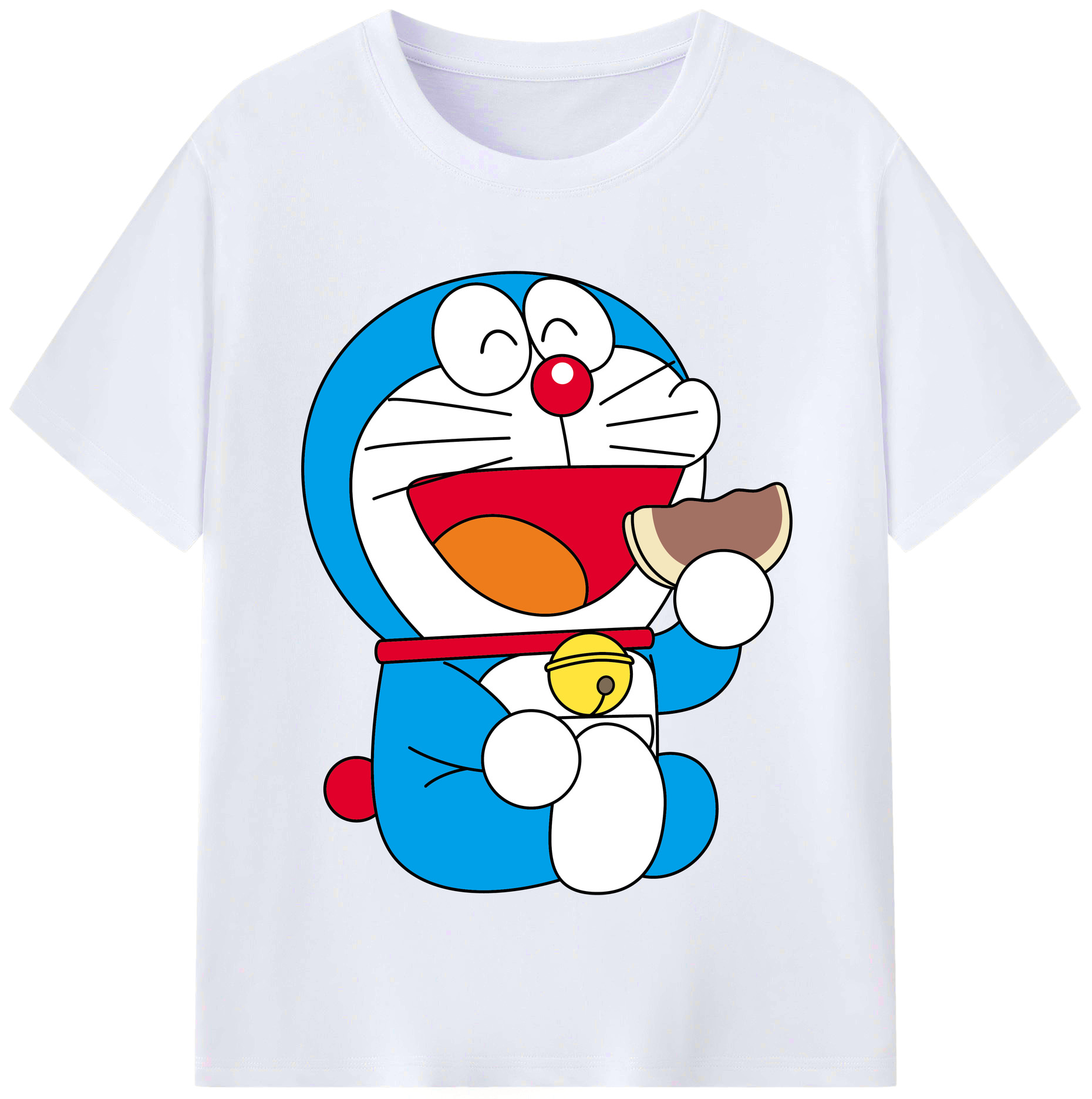 （画像用） ドラえもん Doraemon レディースカジュアルプリントTシャツ（綿100％）