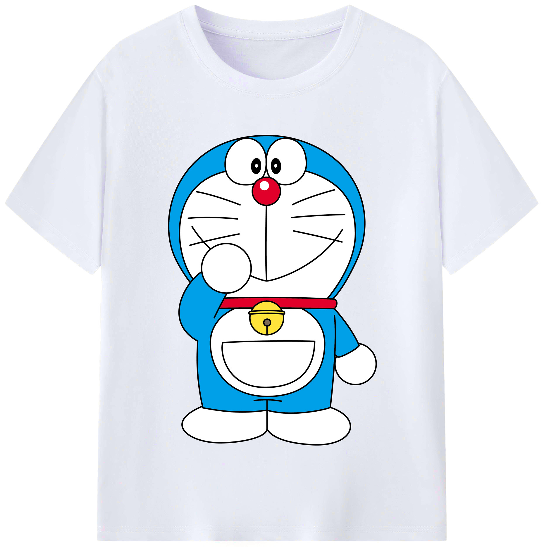 （画像用） ドラえもん Doraemon レディースカジュアルプリントTシャツ（綿100％）