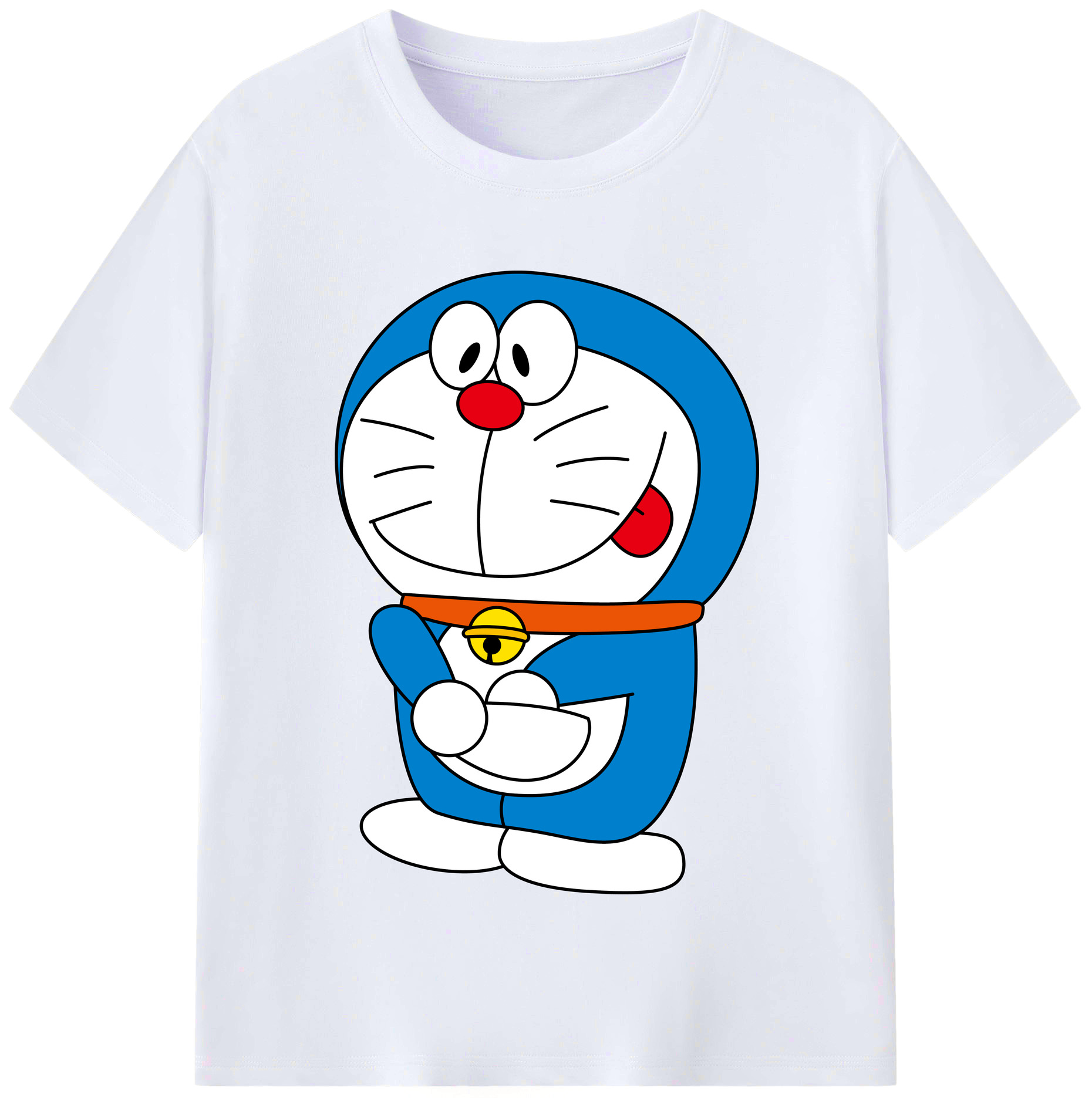（画像用） ドラえもん Doraemon レディースカジュアルプリントTシャツ（綿100％）