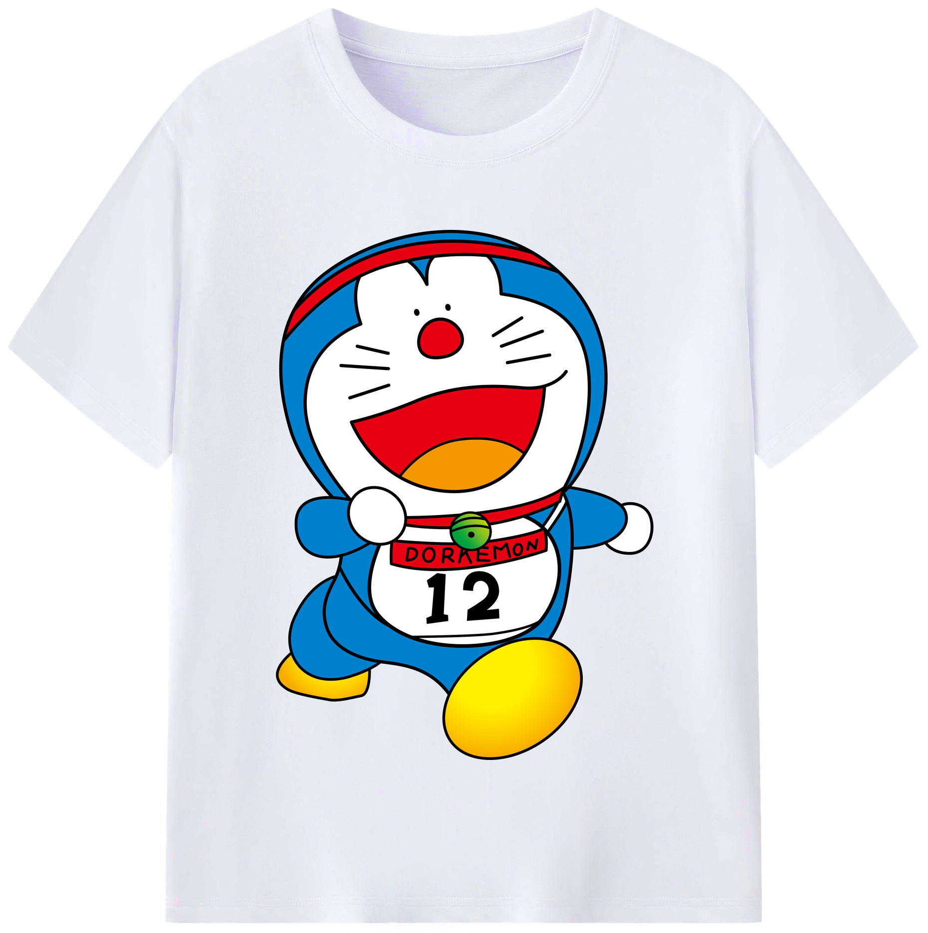 （画像用） ドラえもん Doraemon レディースカジュアルプリントTシャツ（綿100％）