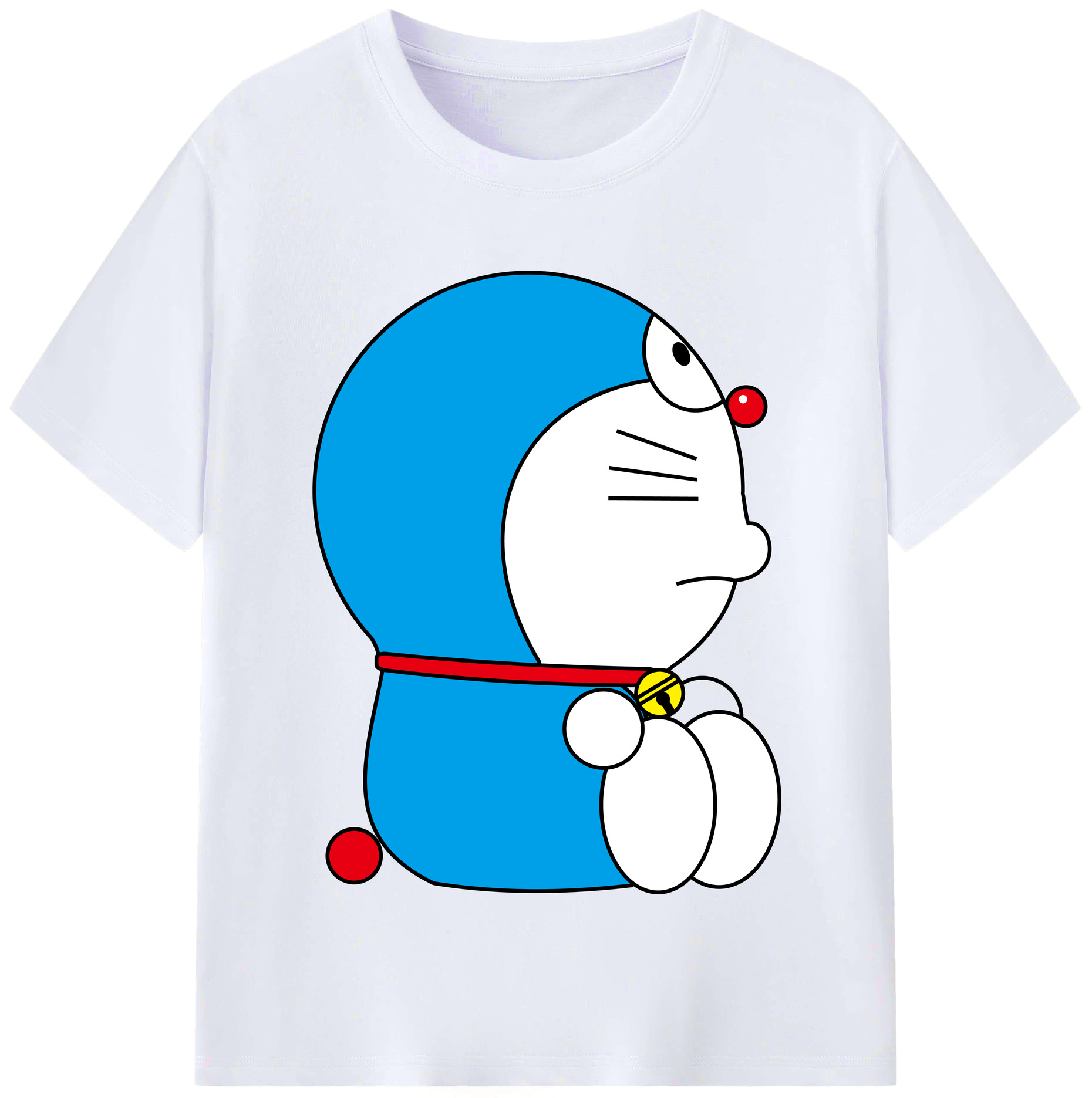 （画像用） ドラえもん Doraemon レディースカジュアルプリントTシャツ（綿100％）