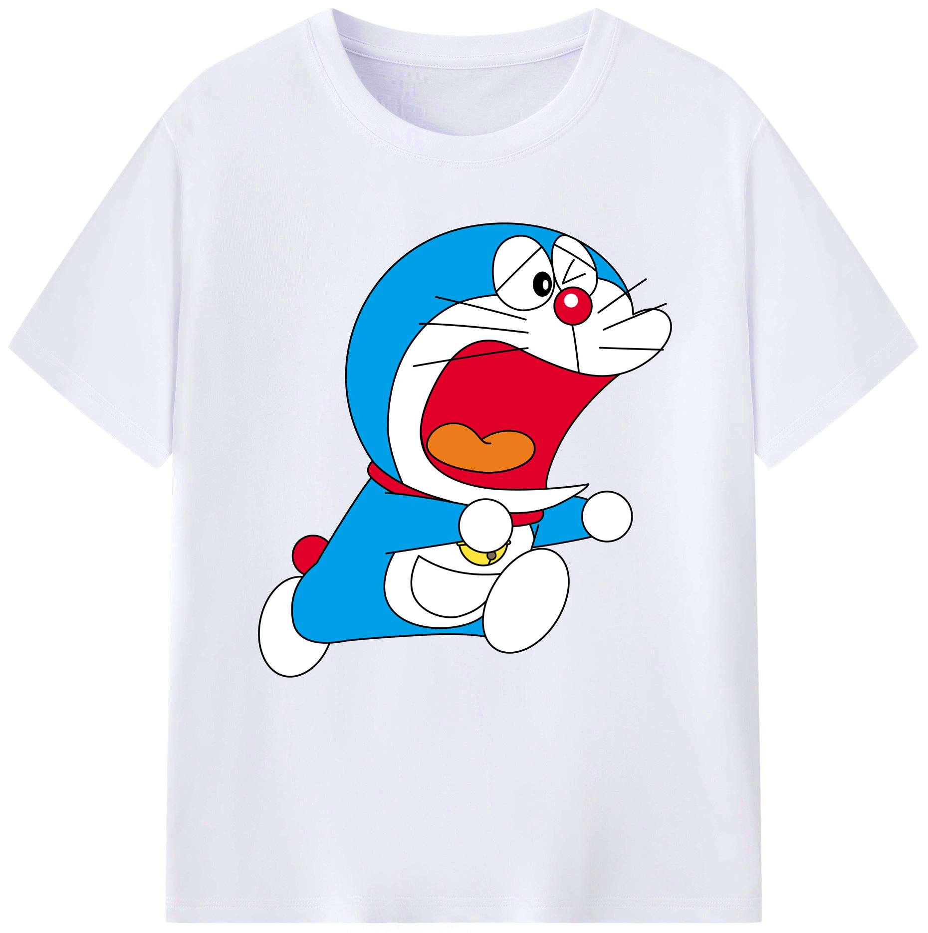 （画像用） ドラえもん Doraemon レディースカジュアルプリントTシャツ（綿100％）