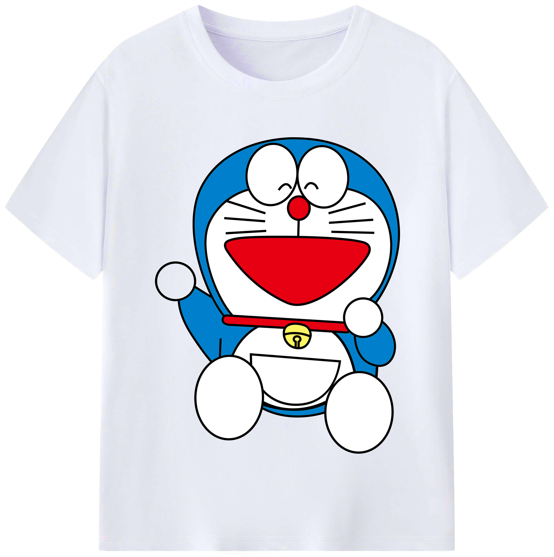 （画像用） ドラえもん Doraemon レディースカジュアルプリントTシャツ（綿100％）