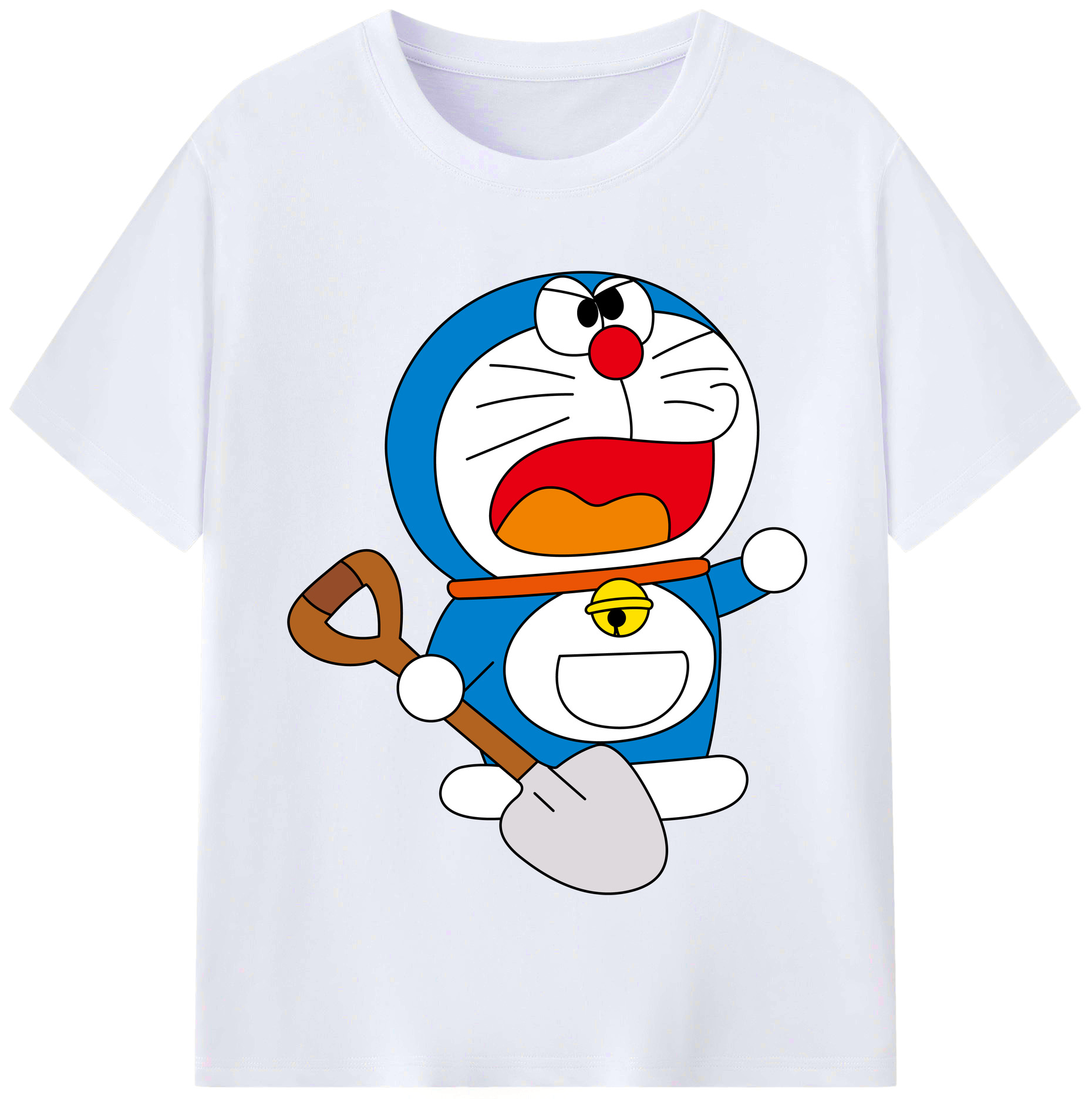 （画像用） ドラえもん Doraemon レディースカジュアルプリントTシャツ（綿100％）