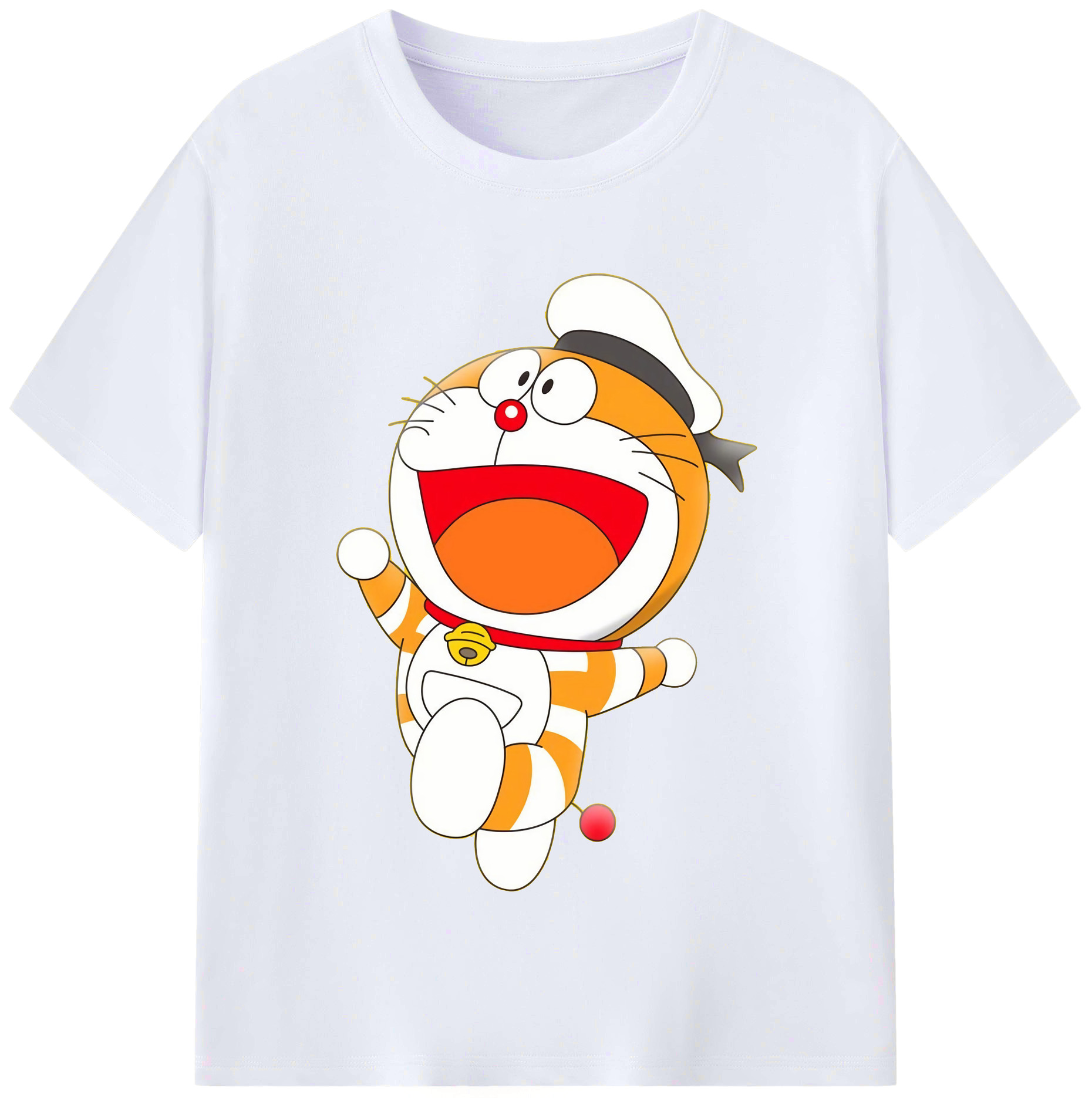 （画像用） ドラえもん Doraemon レディースカジュアルプリントTシャツ（綿100％）