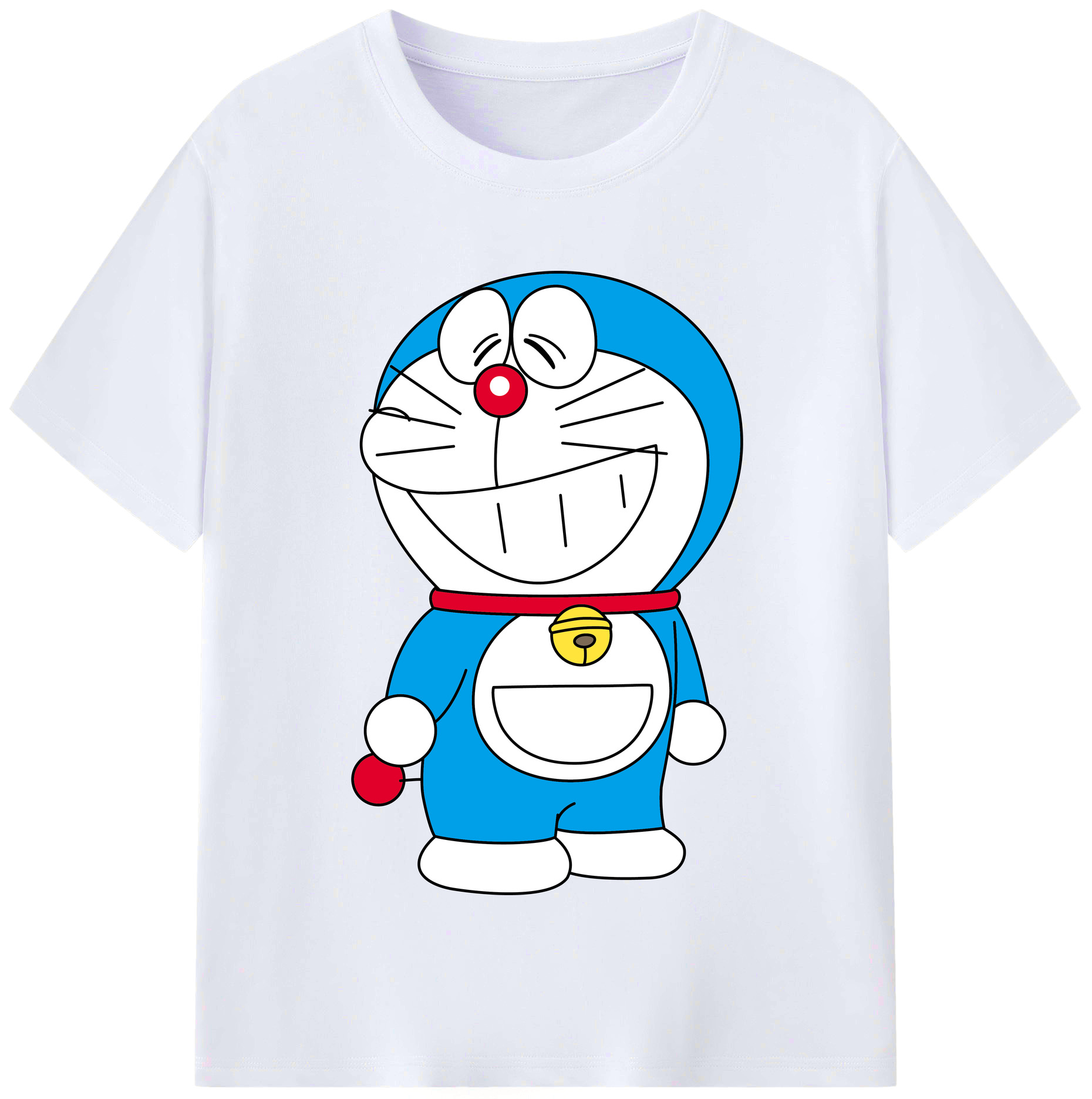 （画像用） ドラえもん Doraemon レディースカジュアルプリントTシャツ（綿100％）