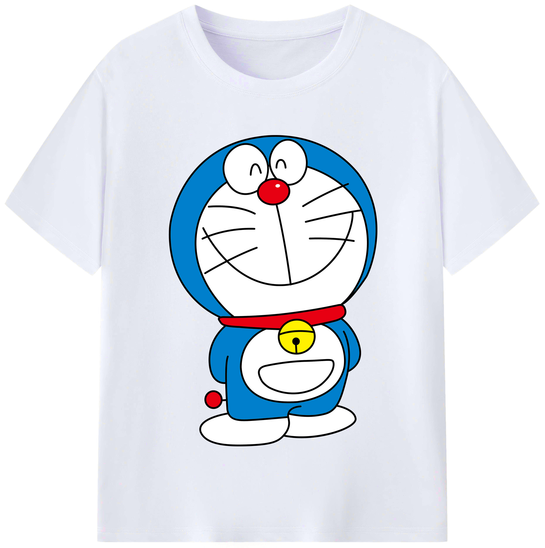 （画像用） ドラえもん Doraemon レディースカジュアルプリントTシャツ（綿100％）