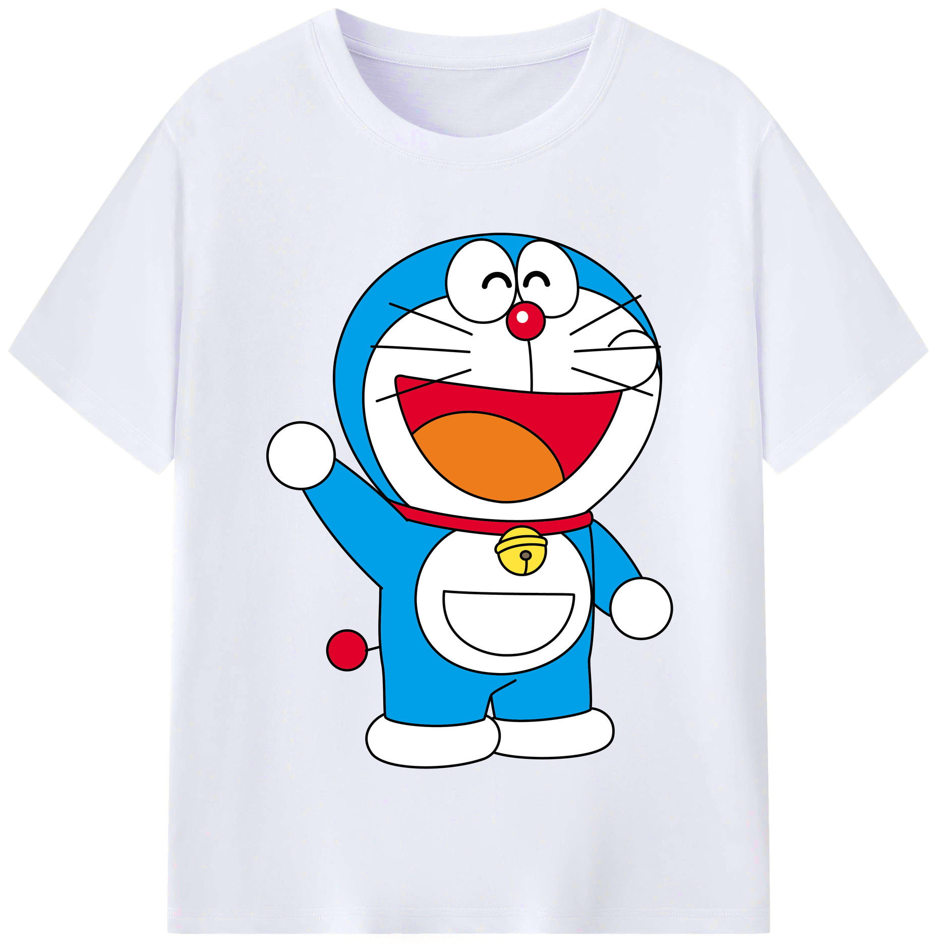 （画像用） ドラえもん Doraemon レディースカジュアルプリントTシャツ（綿100％）