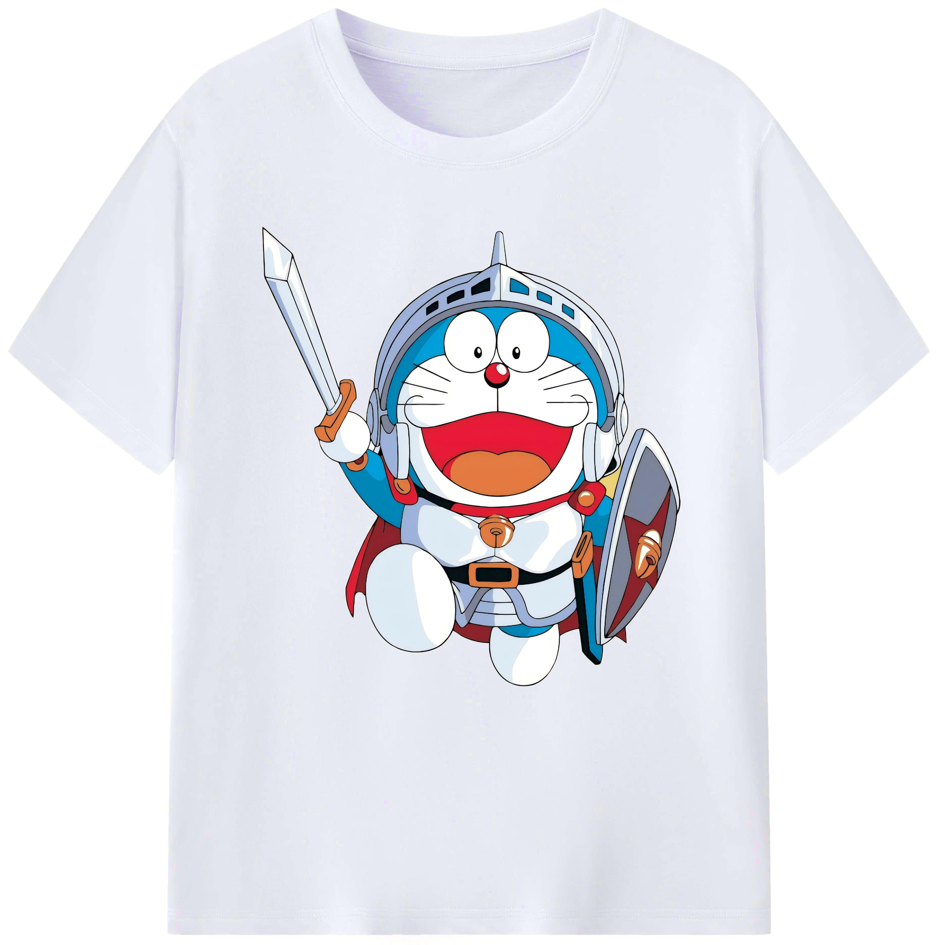 （画像用） ドラえもん Doraemon レディースカジュアルプリントTシャツ（綿100％）