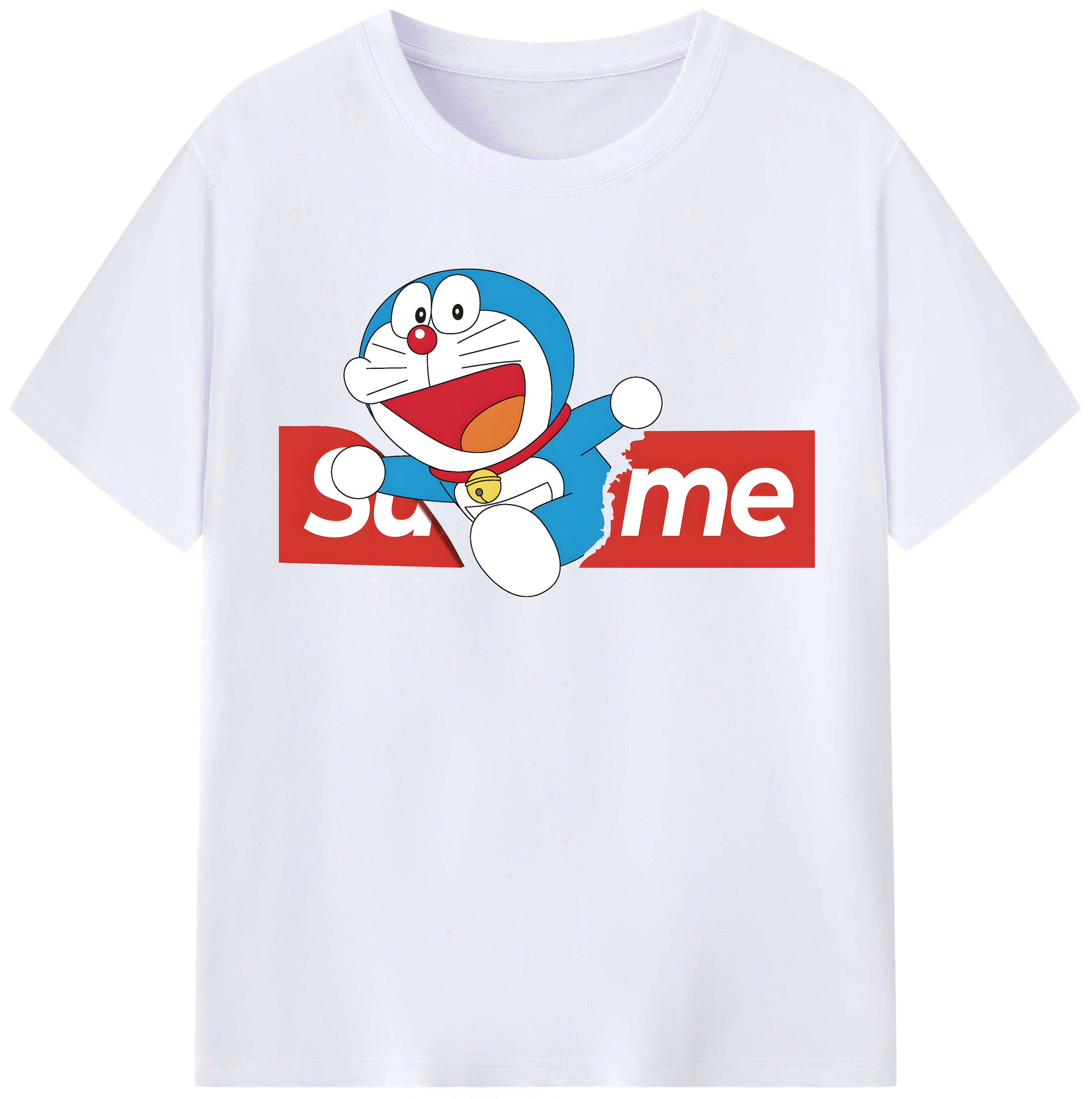 （画像用） ドラえもん Doraemon レディースカジュアルプリントTシャツ（綿100％）