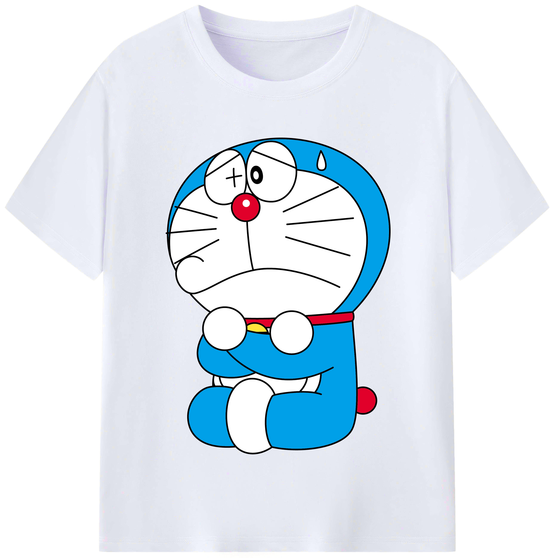 （画像用） ドラえもん Doraemon レディースカジュアルプリントTシャツ（綿100％）
