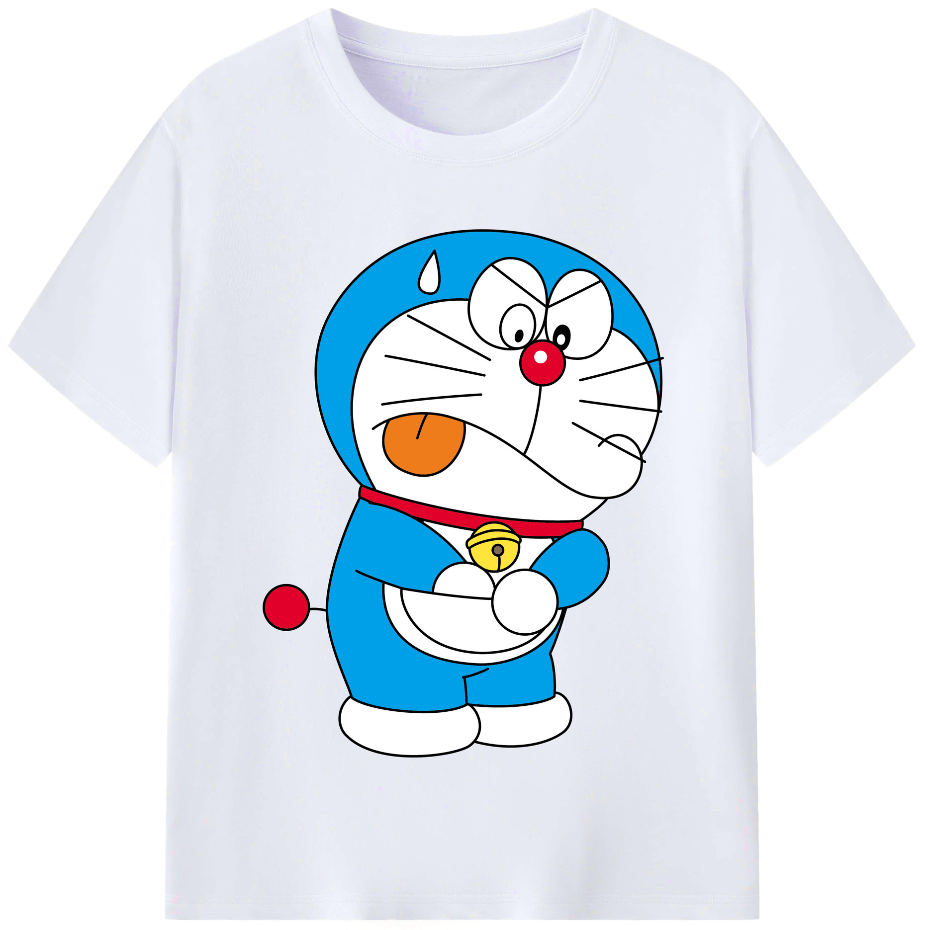 （画像用） ドラえもん Doraemon レディースカジュアルプリントTシャツ（綿100％）