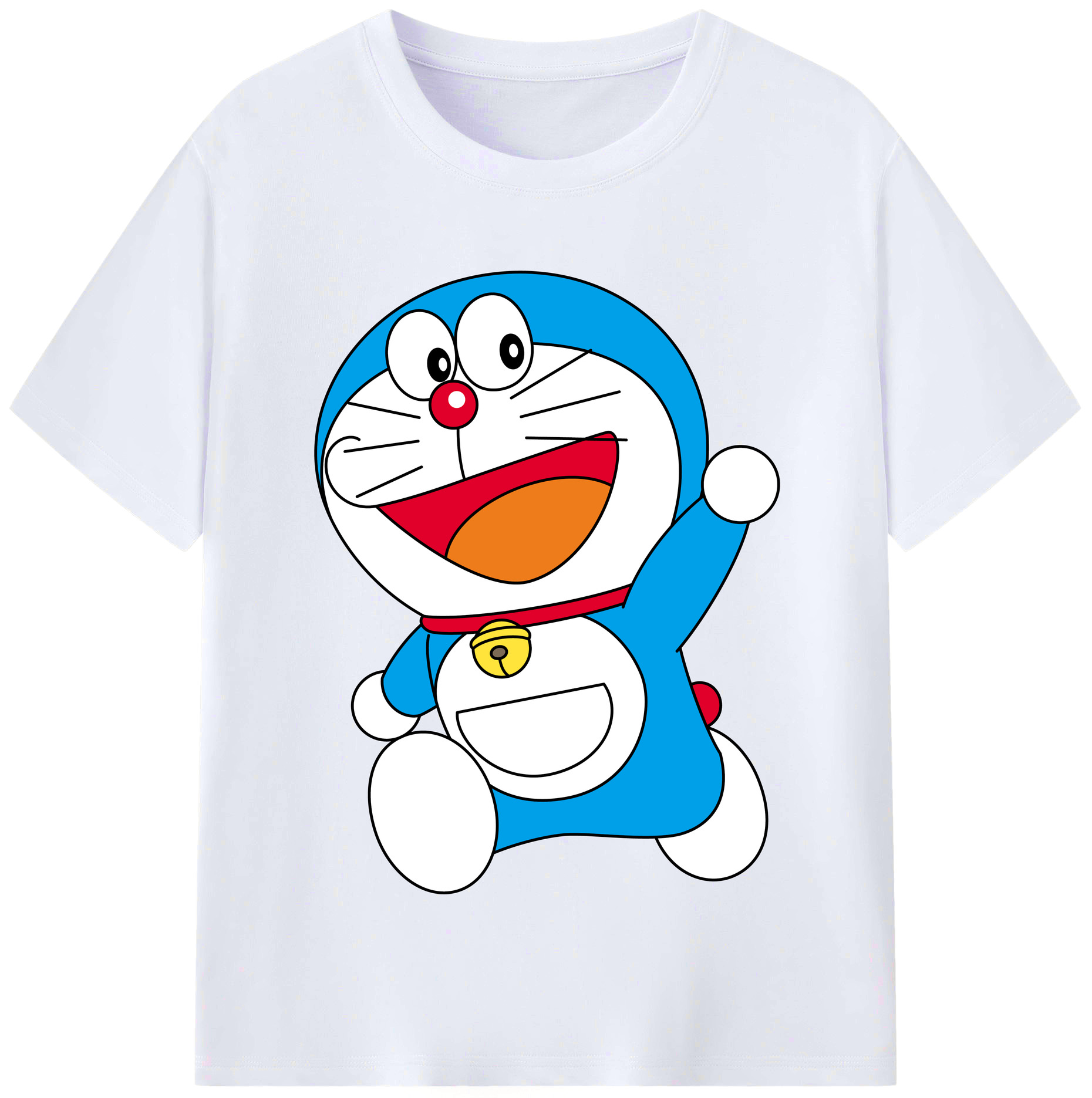 （画像用） ドラえもん Doraemon レディースカジュアルプリントTシャツ（綿100％）