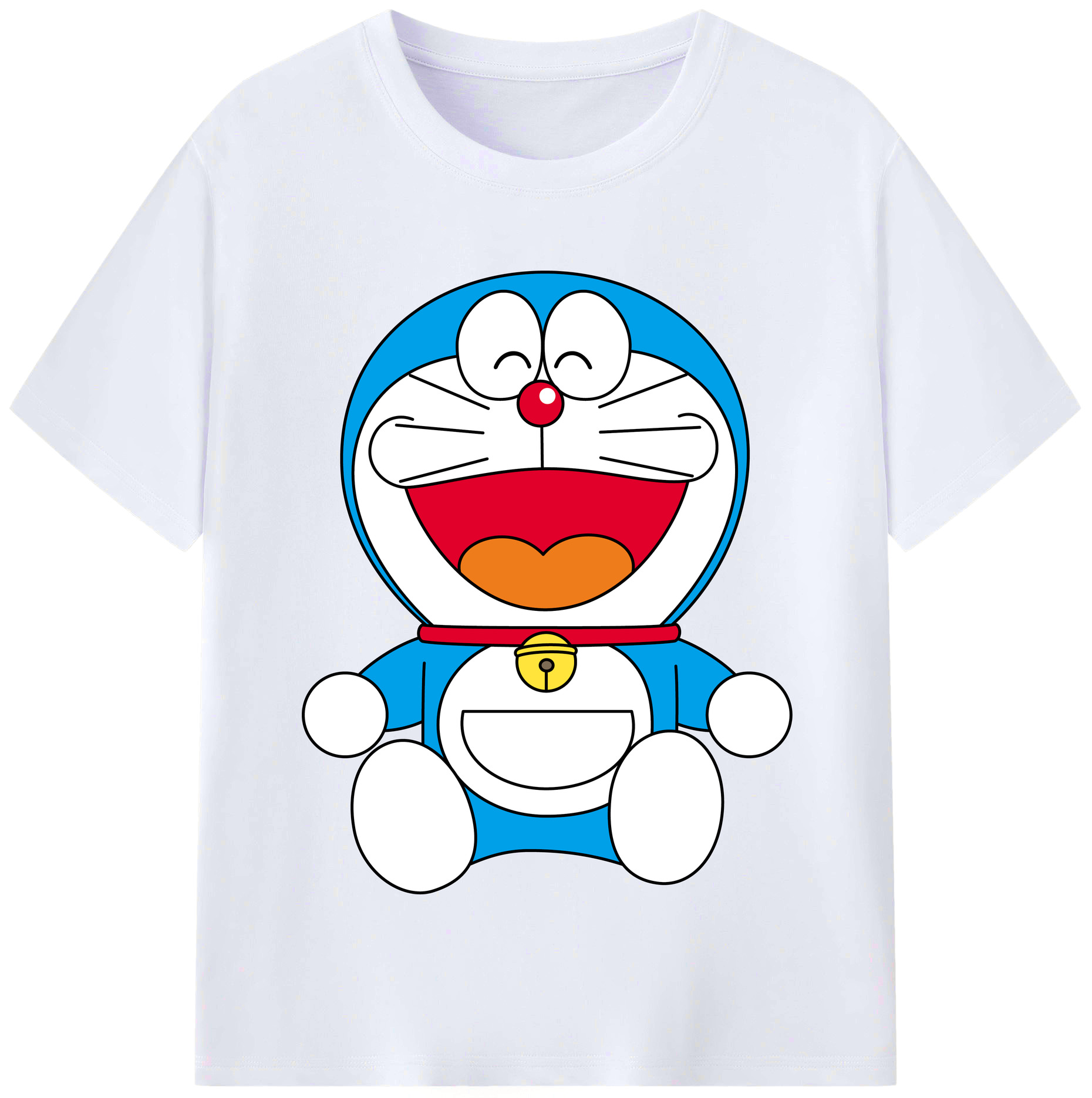 （画像用） ドラえもん Doraemon レディースカジュアルプリントTシャツ（綿100％）