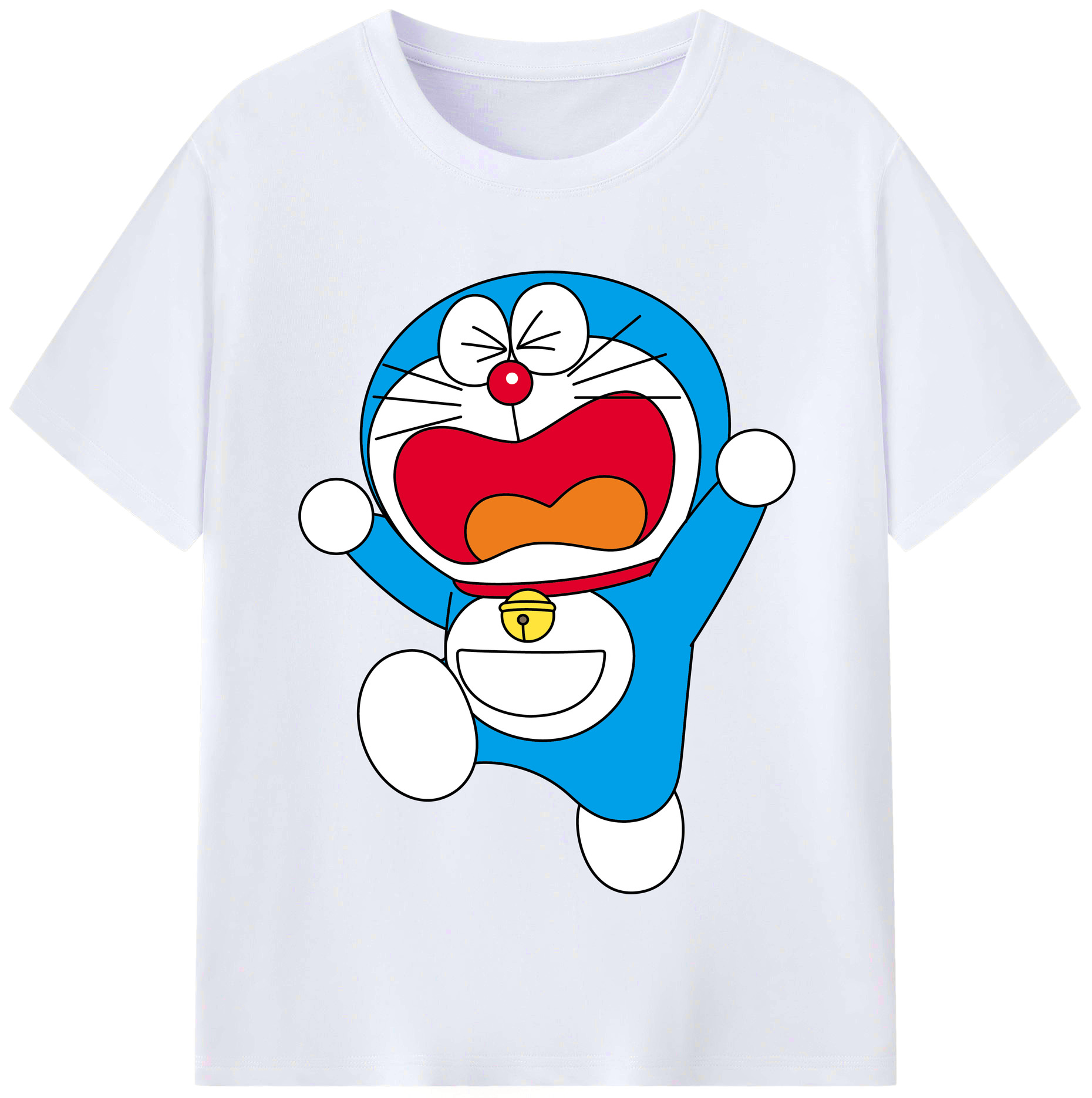 （画像用） ドラえもん Doraemon レディースカジュアルプリントTシャツ（綿100％）