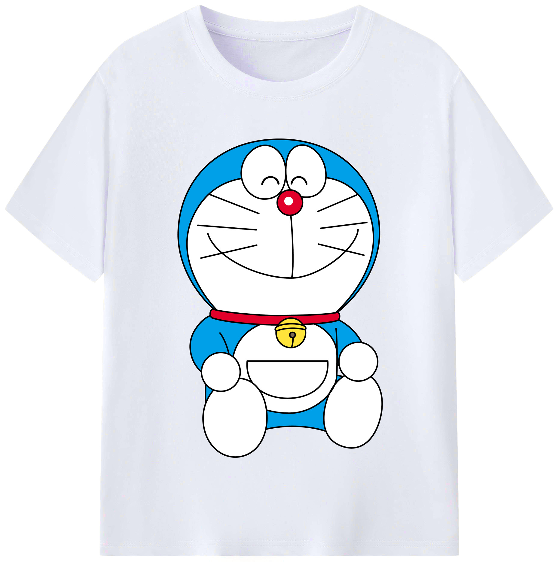 （画像用） ドラえもん Doraemon レディースカジュアルプリントTシャツ（綿100％）