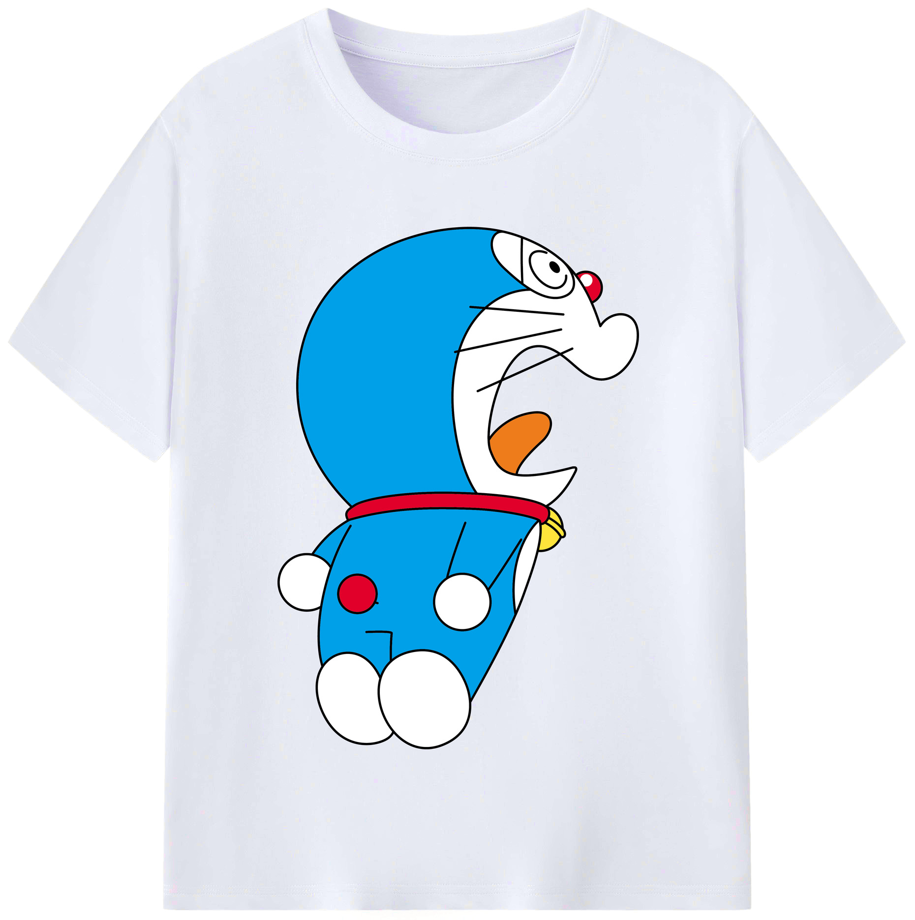 （画像用） ドラえもん Doraemon レディースカジュアルプリントTシャツ（綿100％）