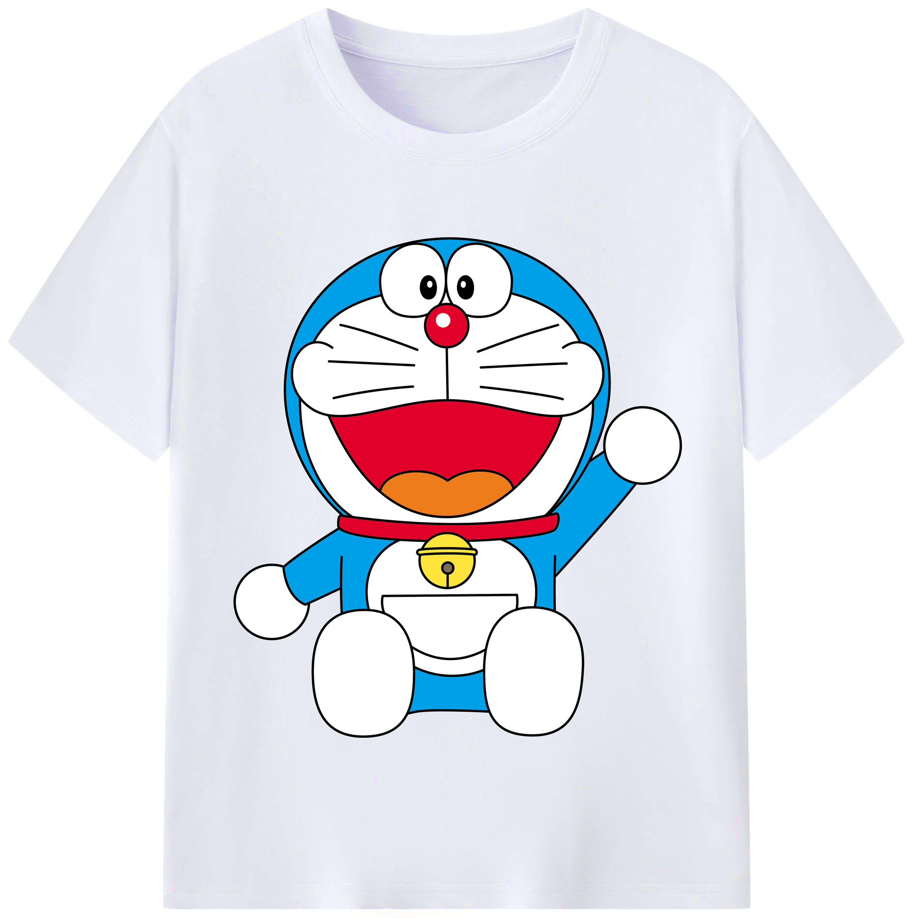 （画像用） ドラえもん Doraemon レディースカジュアルプリントTシャツ（綿100％）