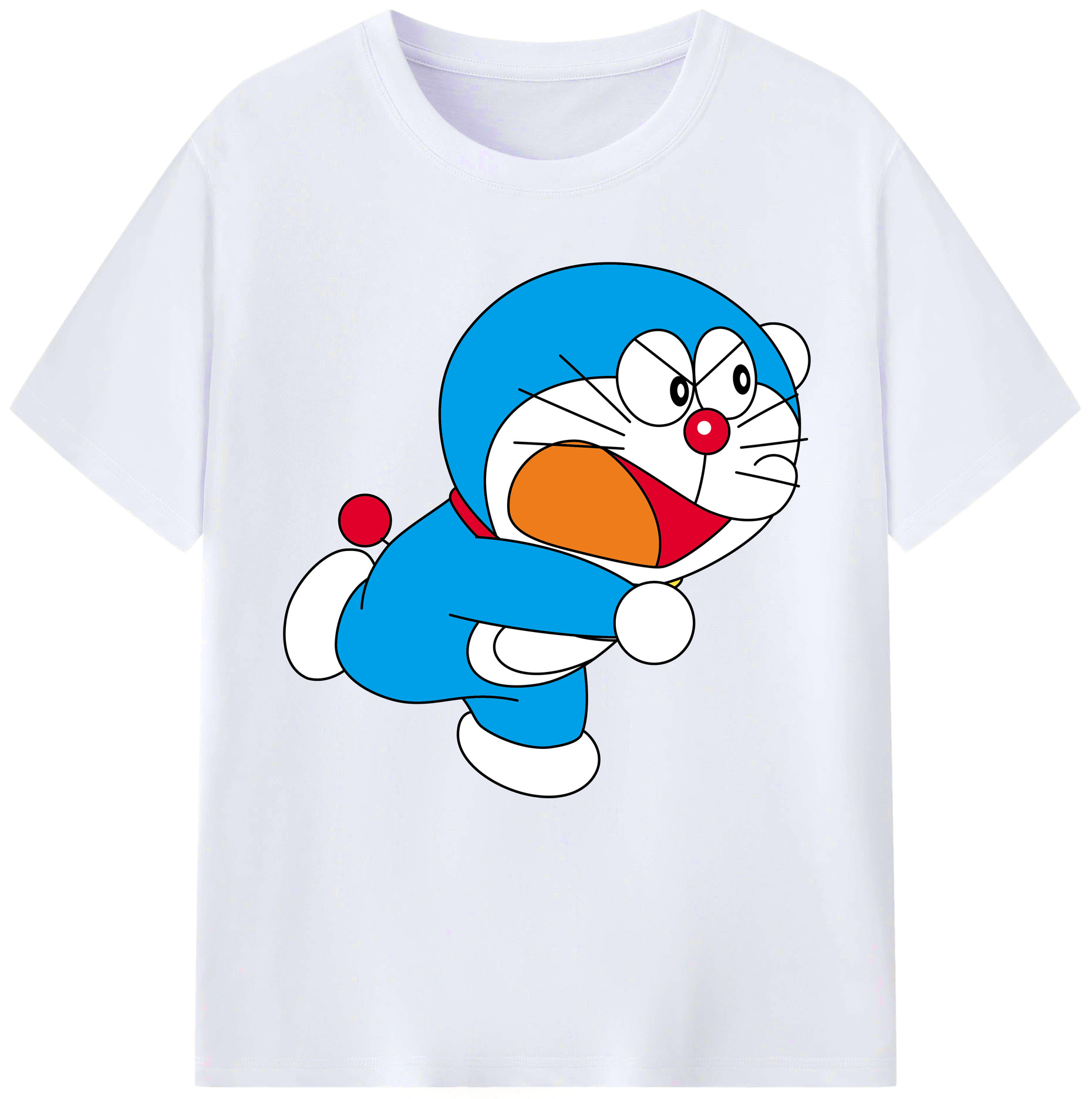 （画像用） ドラえもん Doraemon レディースカジュアルプリントTシャツ（綿100％）