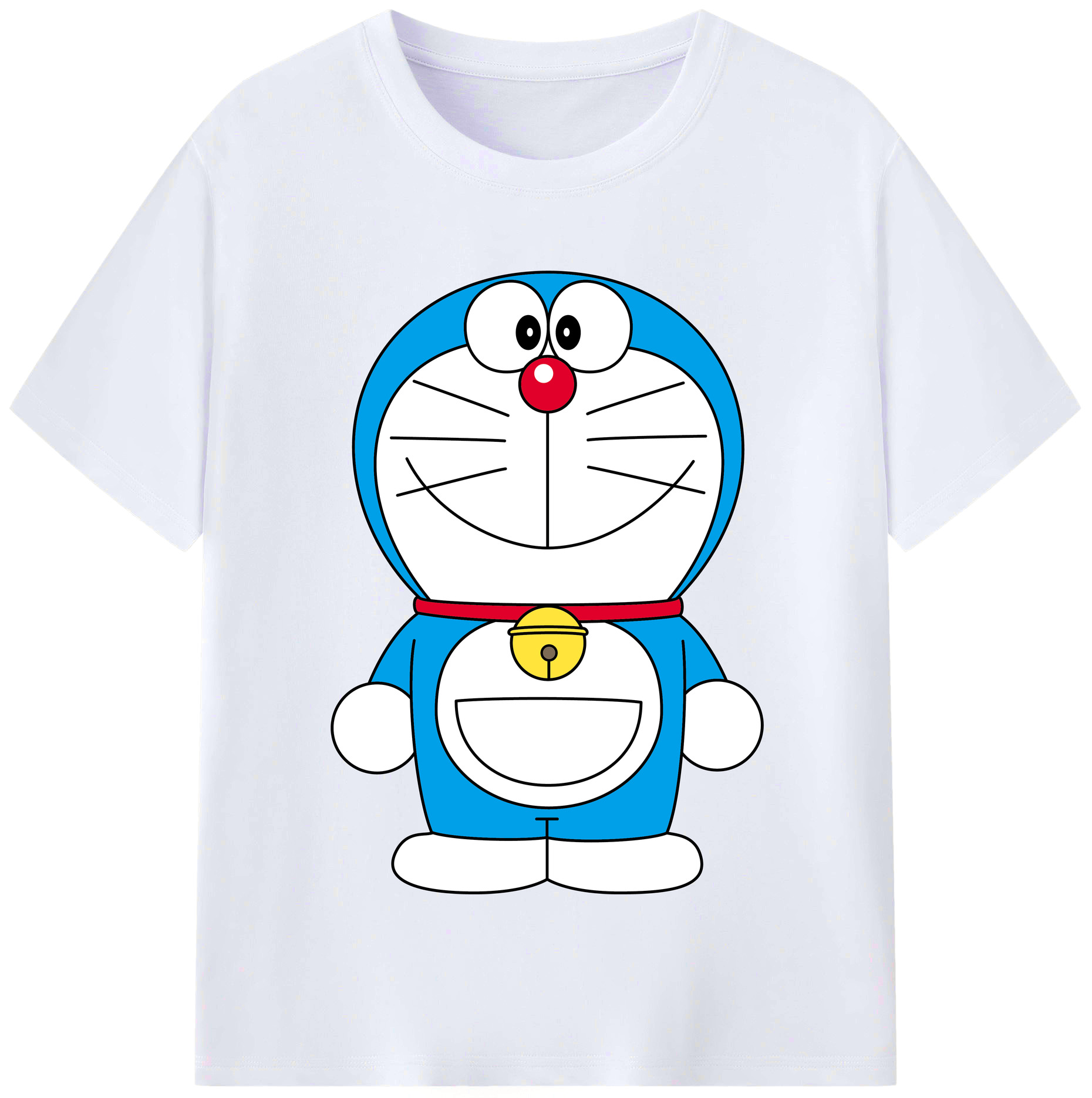 （画像用） ドラえもん Doraemon レディースカジュアルプリントTシャツ（綿100％）