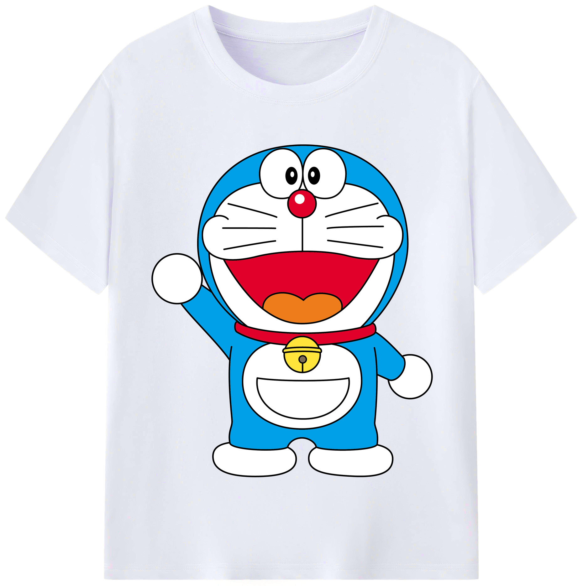 （画像用） ドラえもん Doraemon レディースカジュアルプリントTシャツ（綿100％）